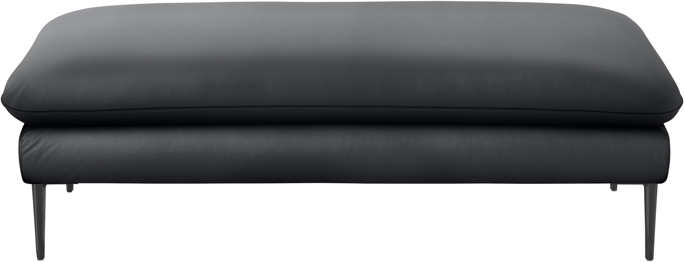 W.SCHILLIG Hocker »enjoy&MORE«, Füße schwarz pulverbeschichtet, Breite 151 cm