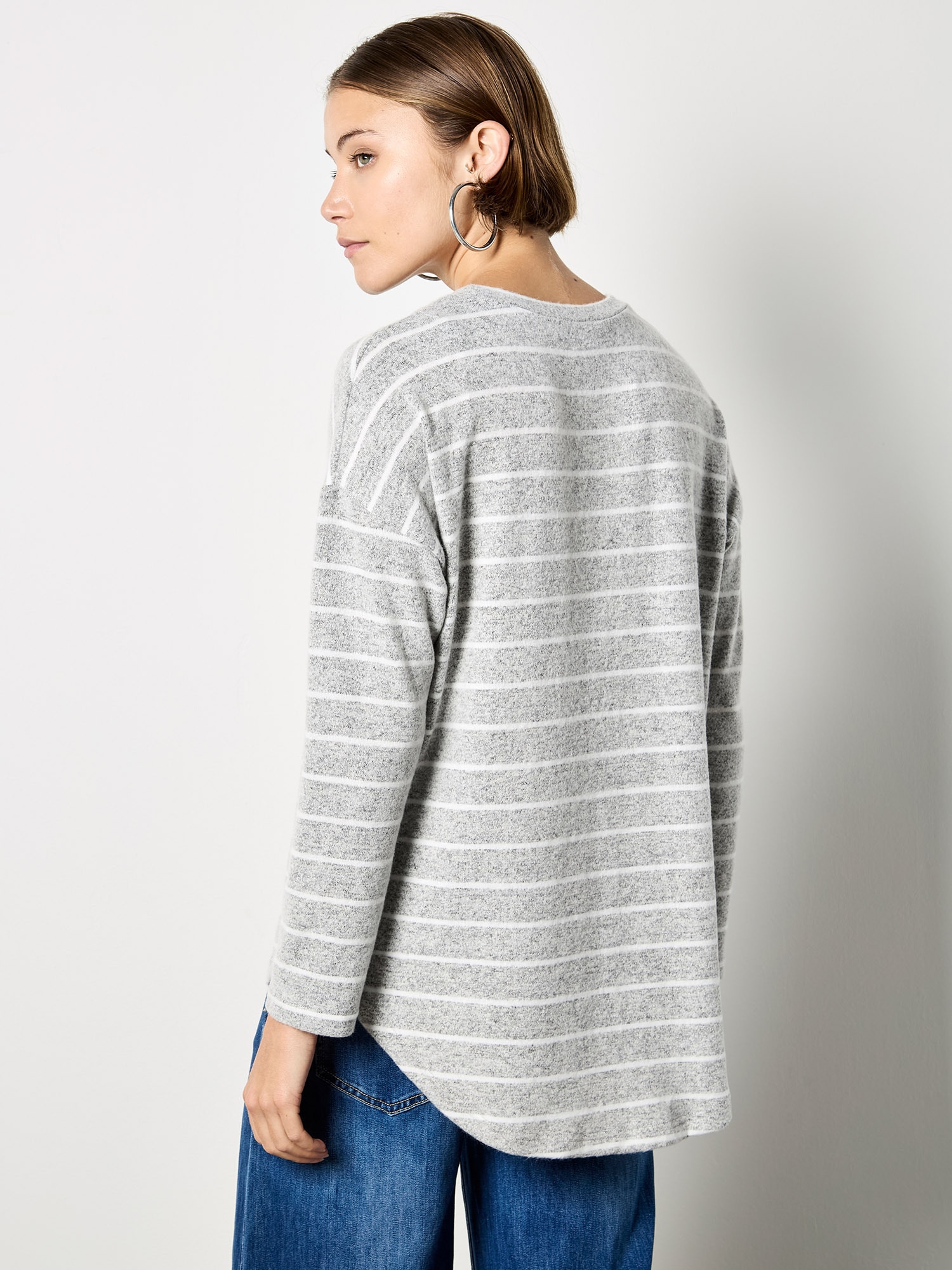 Apricot Shirttop »Top« mit Streifen