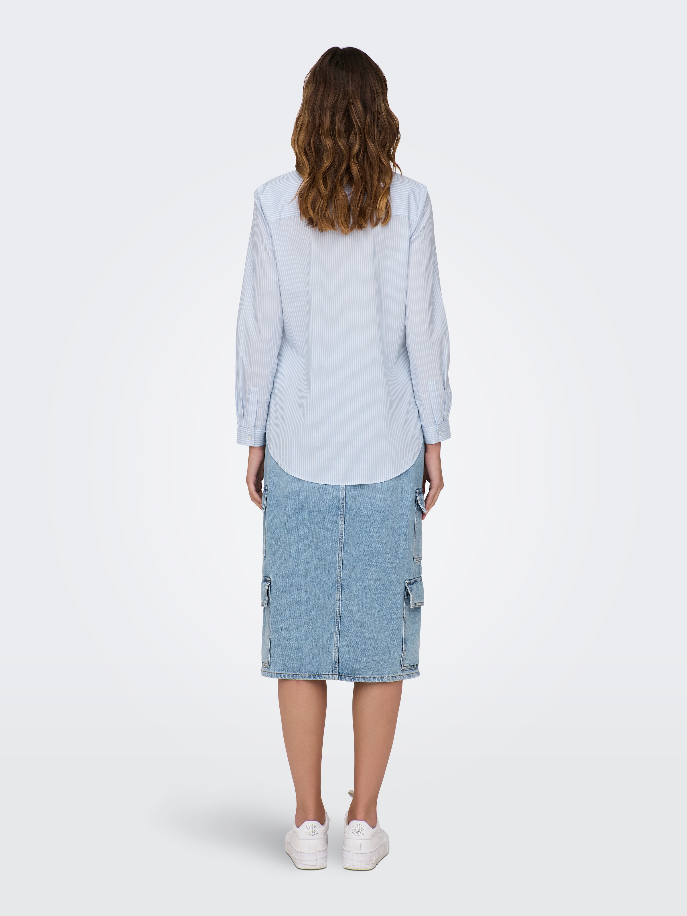 JDY Hemdbluse »JDYMIO L/S SHIRT WVN NOOS«, unifarben oder gestreift