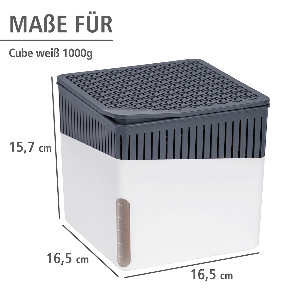 WENKO Luftentfeuchter »Cube«, für 80 m³ Räume, 1000 g