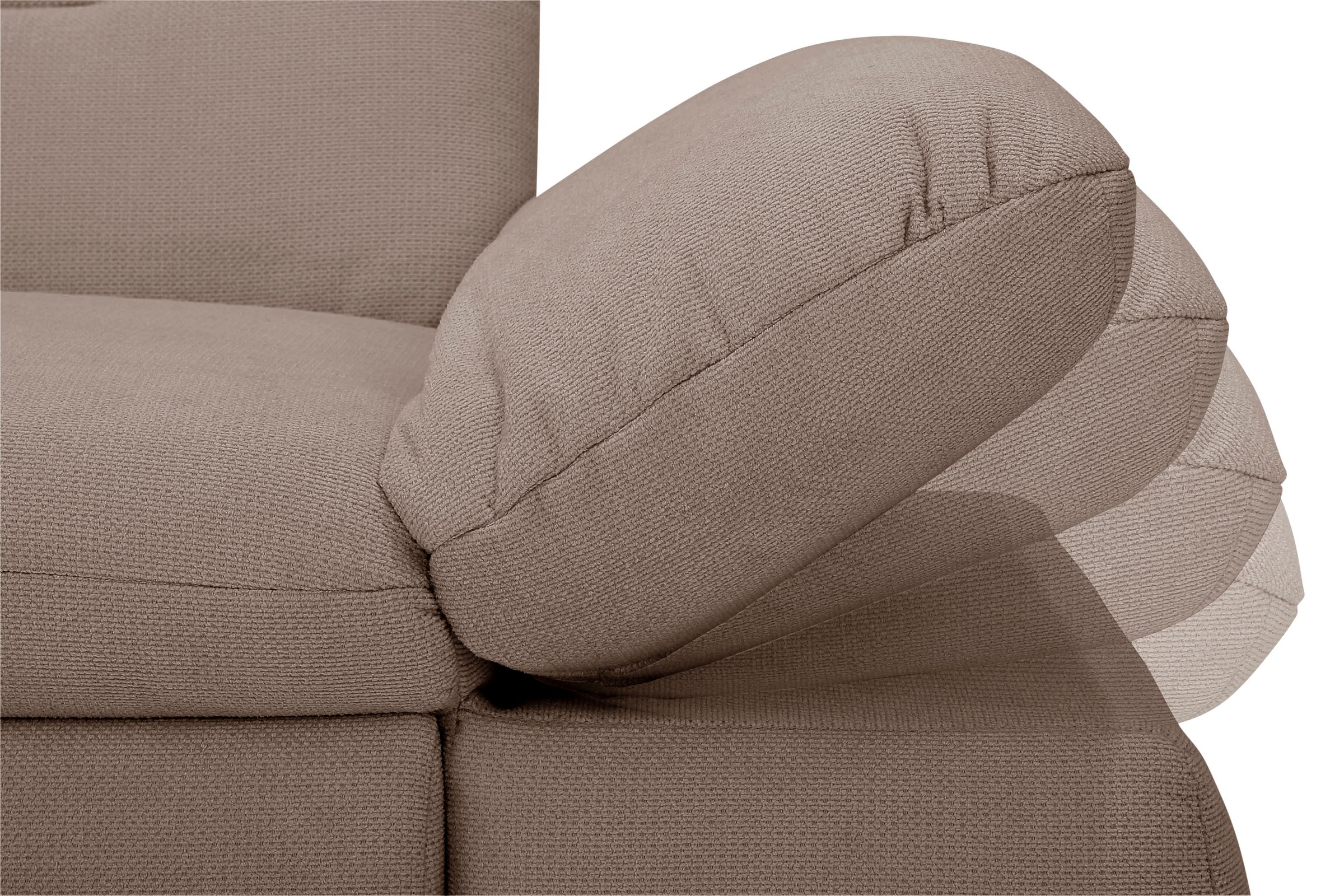 INOSIGN Ecksofa »Avesa L-Form«, Wahlweise mit Arm- und Bettfunktion, B/T/H: 275/211/80 cm