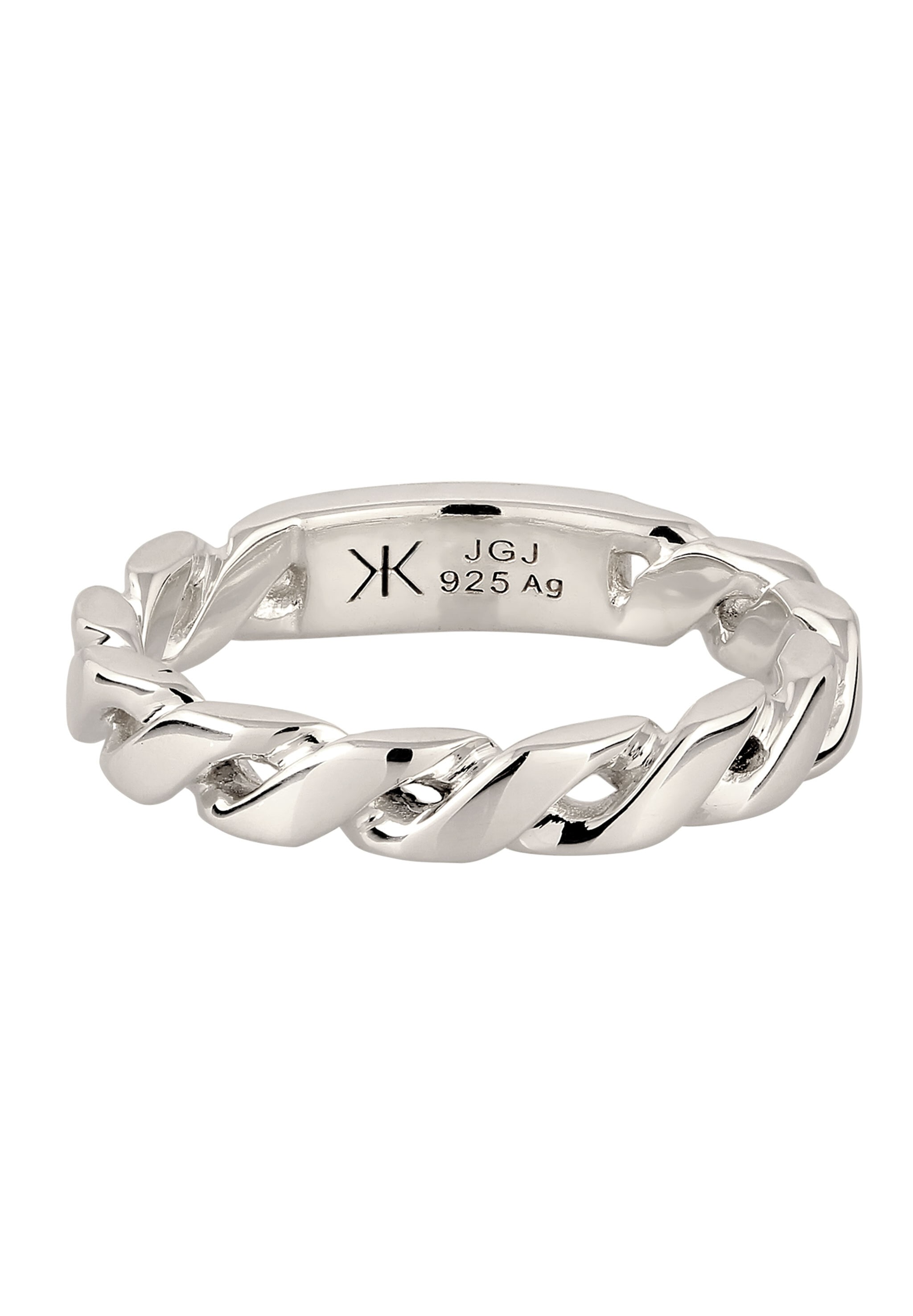 Kuzzoi Silberring »Ring Bandring Glieder Design 925 Sterling Silber«