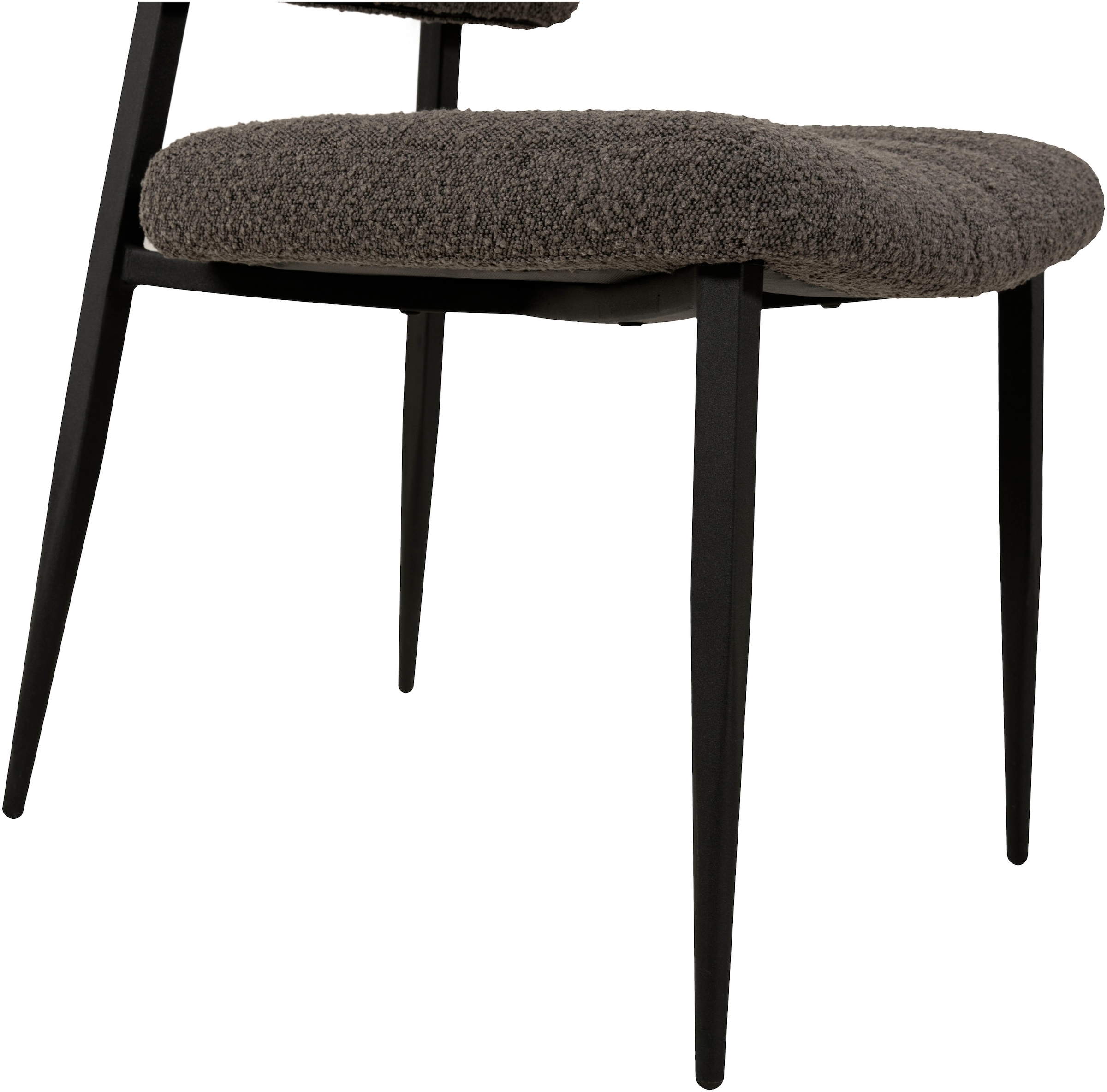OMG Design Esszimmerstuhl »Dirk«, (Set), 1 St., Stoff, moderner Boucle Bezug, bequem gepolstert
