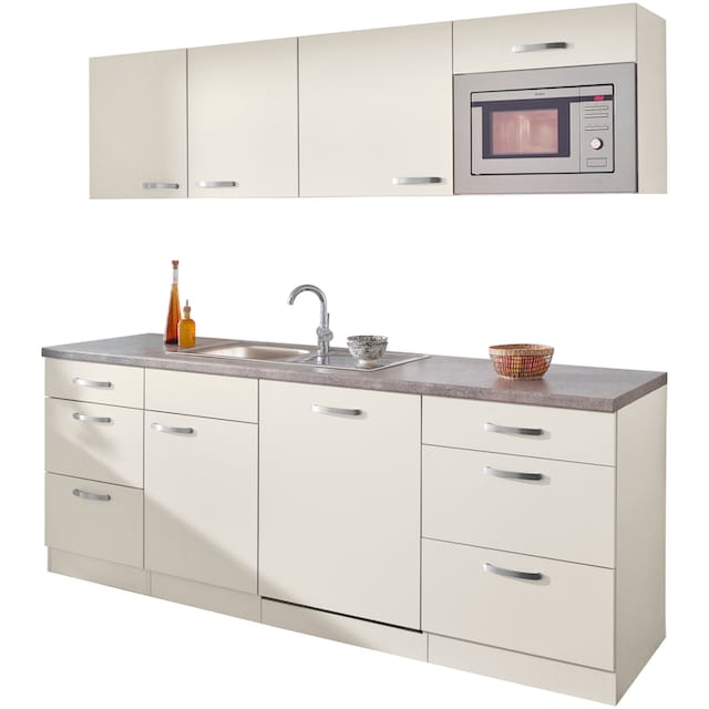 wiho Küchen Küchenzeile »Kansas«, mit E-Geräten, Breite 220 cm bestellen  bei OTTO