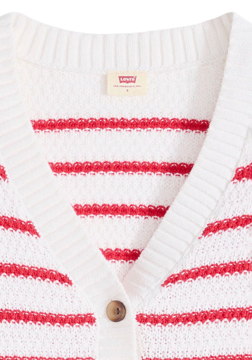 Levi's® Cardigan »SNOWFLAKE CARDIGAN« gestreift, mit Knopfleiste