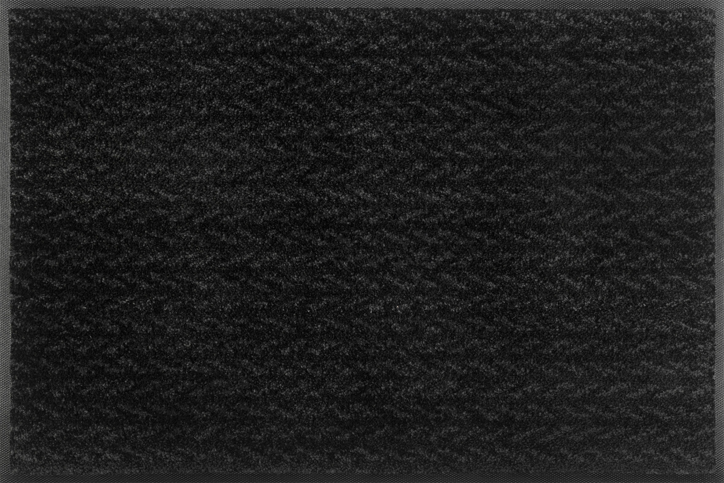 wash+dry by Kleen-Tex Fußmatte »Duo Charcoal«, rechteckig, 9 mm Höhe, Schmutzfangmatte, rutschhemmend, In- und Outdoor geeignet, waschbar