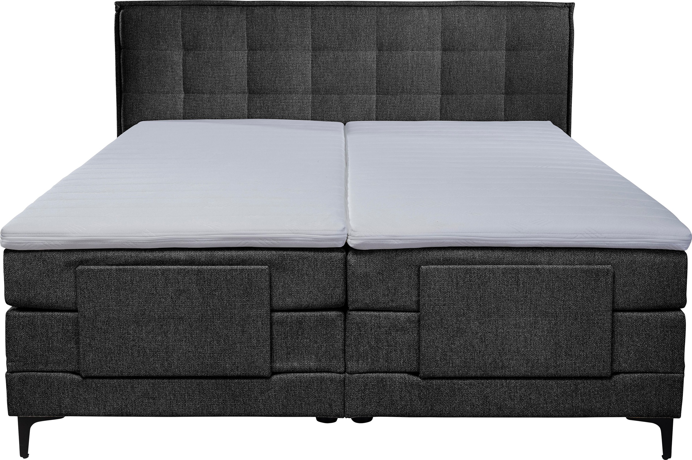 alina Boxspringbett »Edward«, 180x200cm, mit motorischer Verstellung, inklusive Matratze und Topper