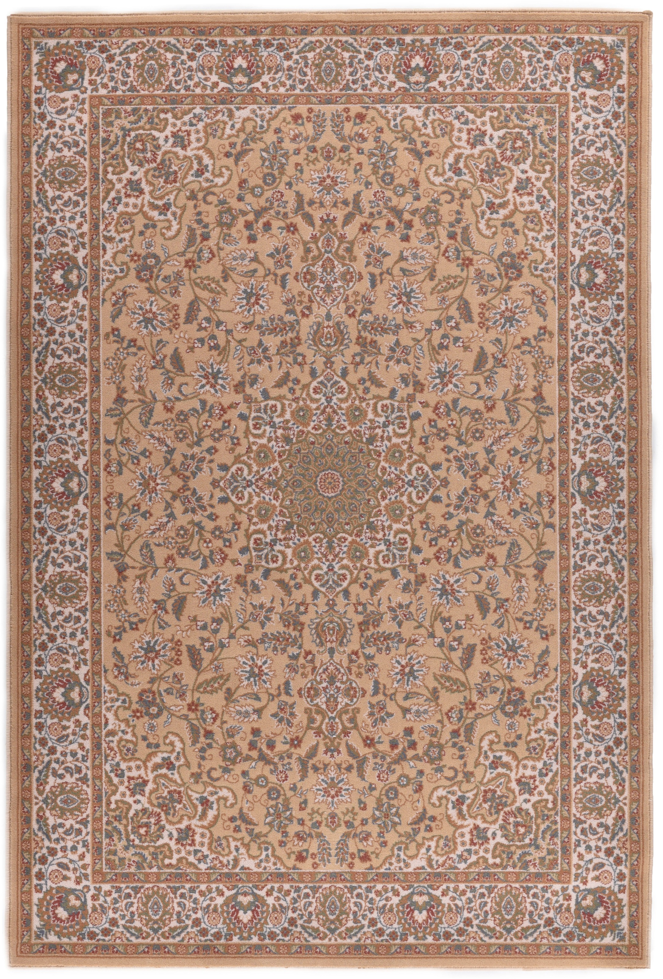 my home Wollteppich »Oriental D1«, rechteckig, 10 mm Höhe, reine Wolle, Orient-Optik, Wohnzimmer