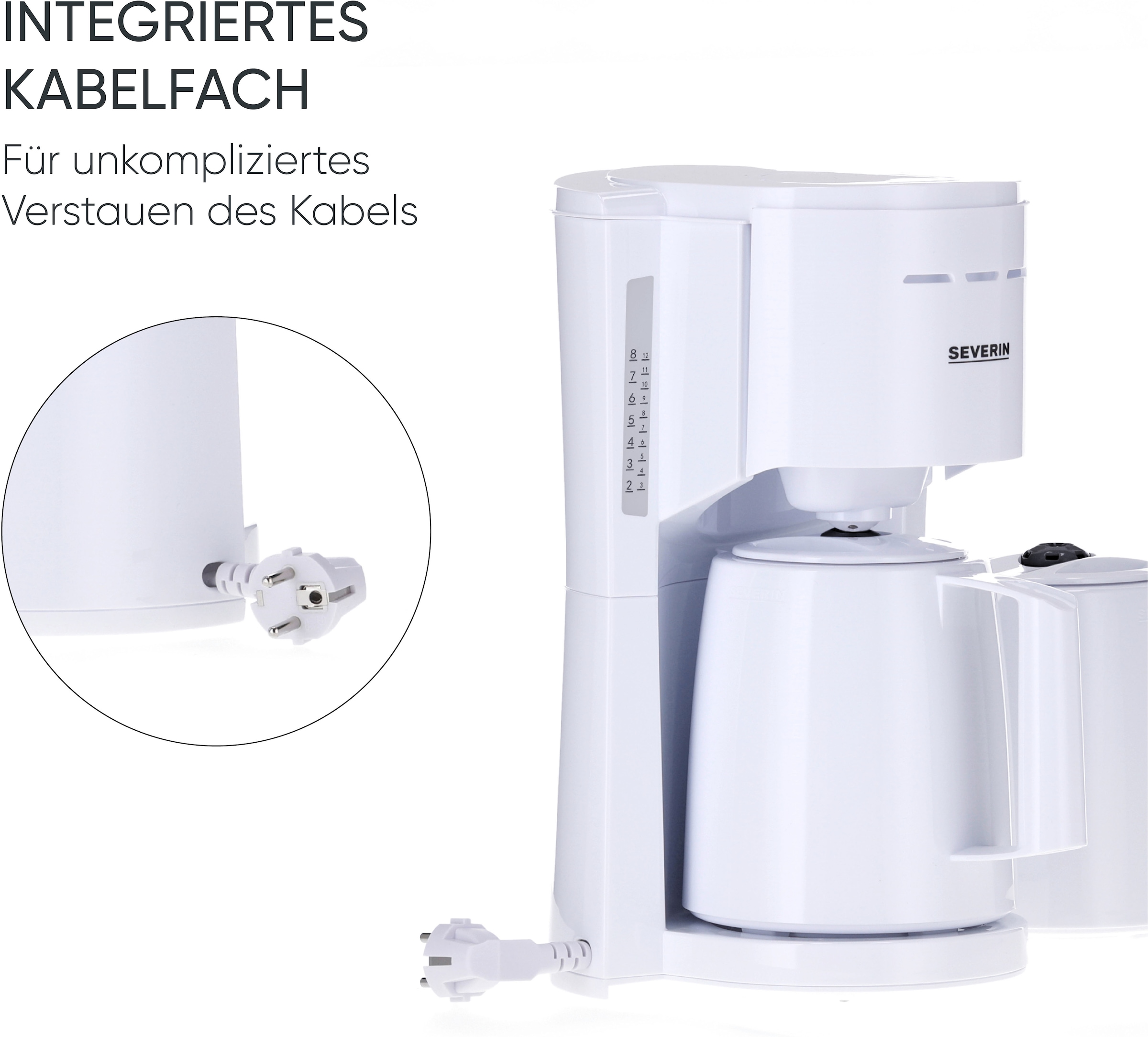 Severin Filterkaffeemaschine »KA 9309 mit 2 Thermokannen« 1 l Kaffeekanne Papierfilter 1x4 zwei Theromkannen für doppelten Kaffeegenuss