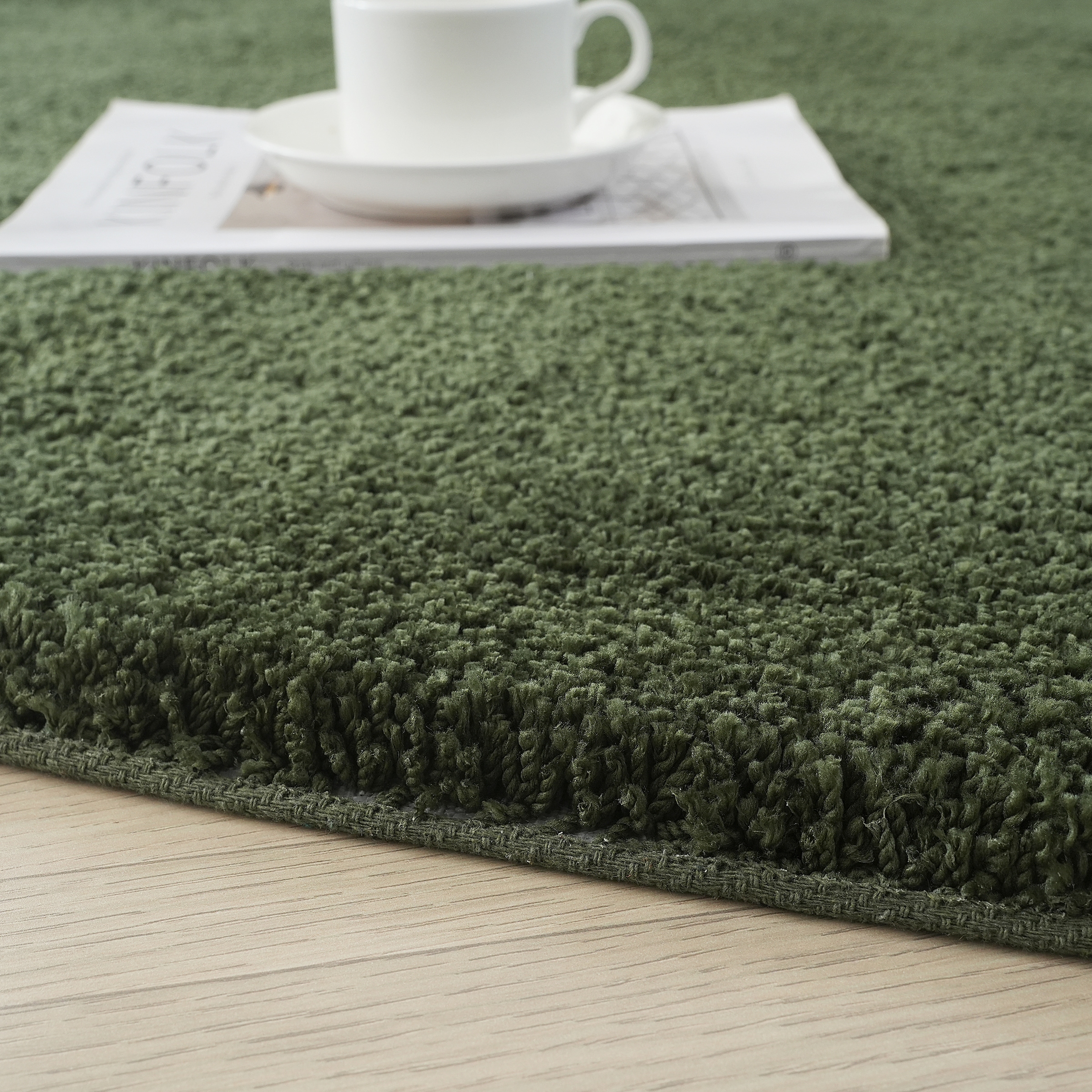 LeGer Home by Lena Gercke Hochflor-Teppich »Halrum, einfarbig, besondere Form, modern« organische Form, bean shape, kuschelig, Wohnzimmer, Schlafzimmer