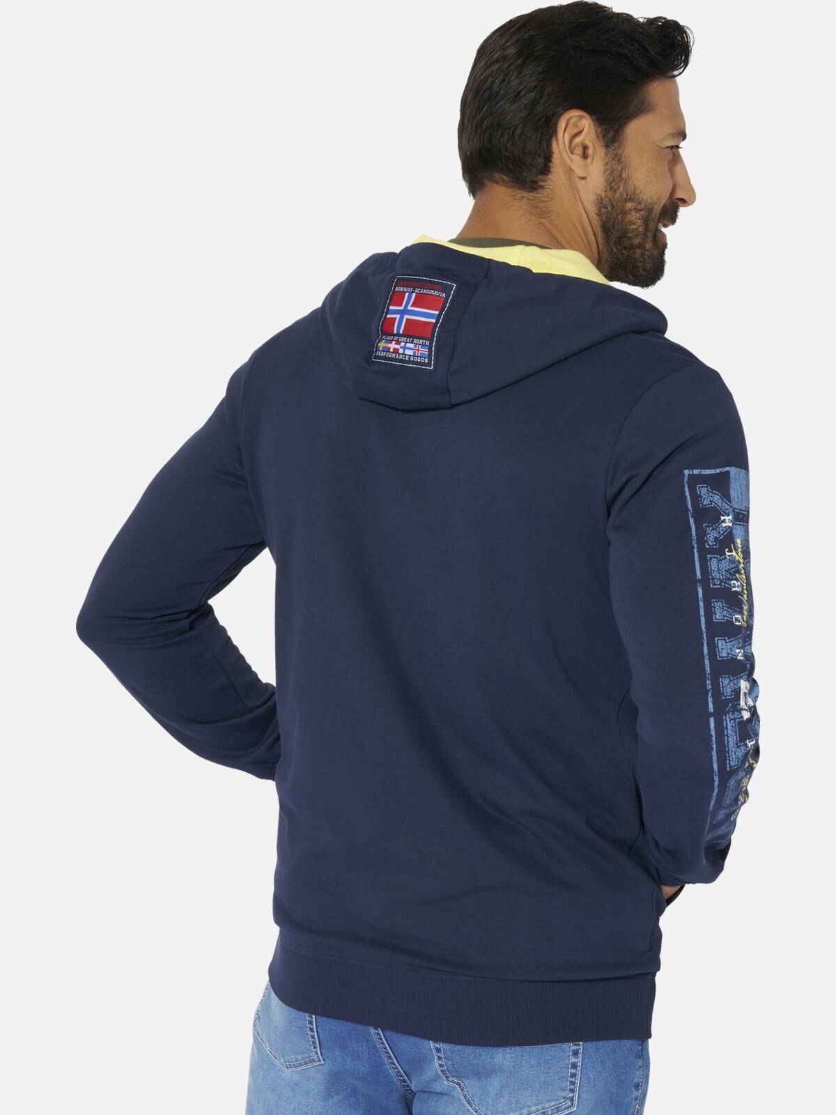 Jan Vanderstorm Kapuzensweatjacke »Sweatjacke JABBE«