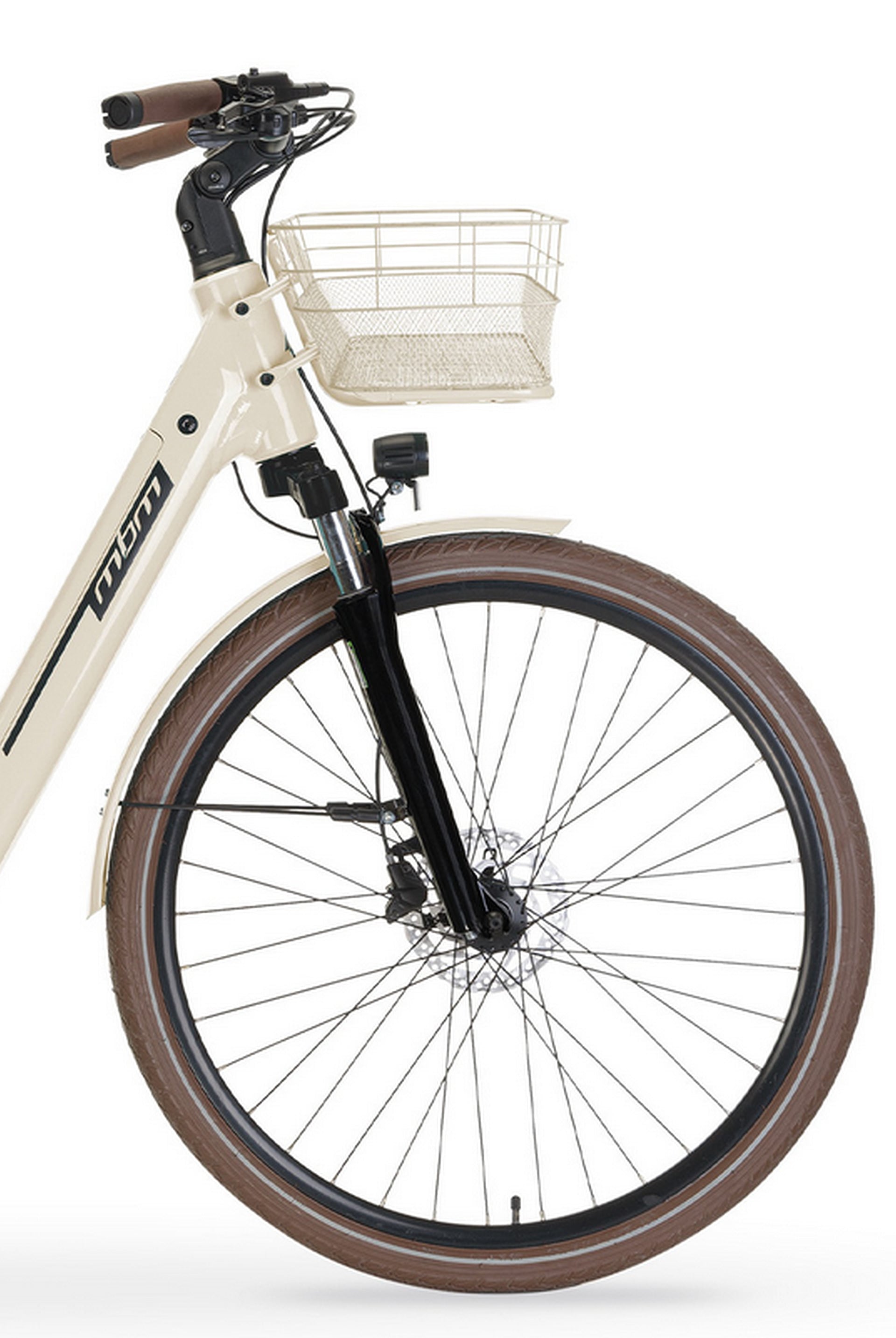 MBM E-Bike »Elektro-Citybike NEFELE 28 Zoll, creme«