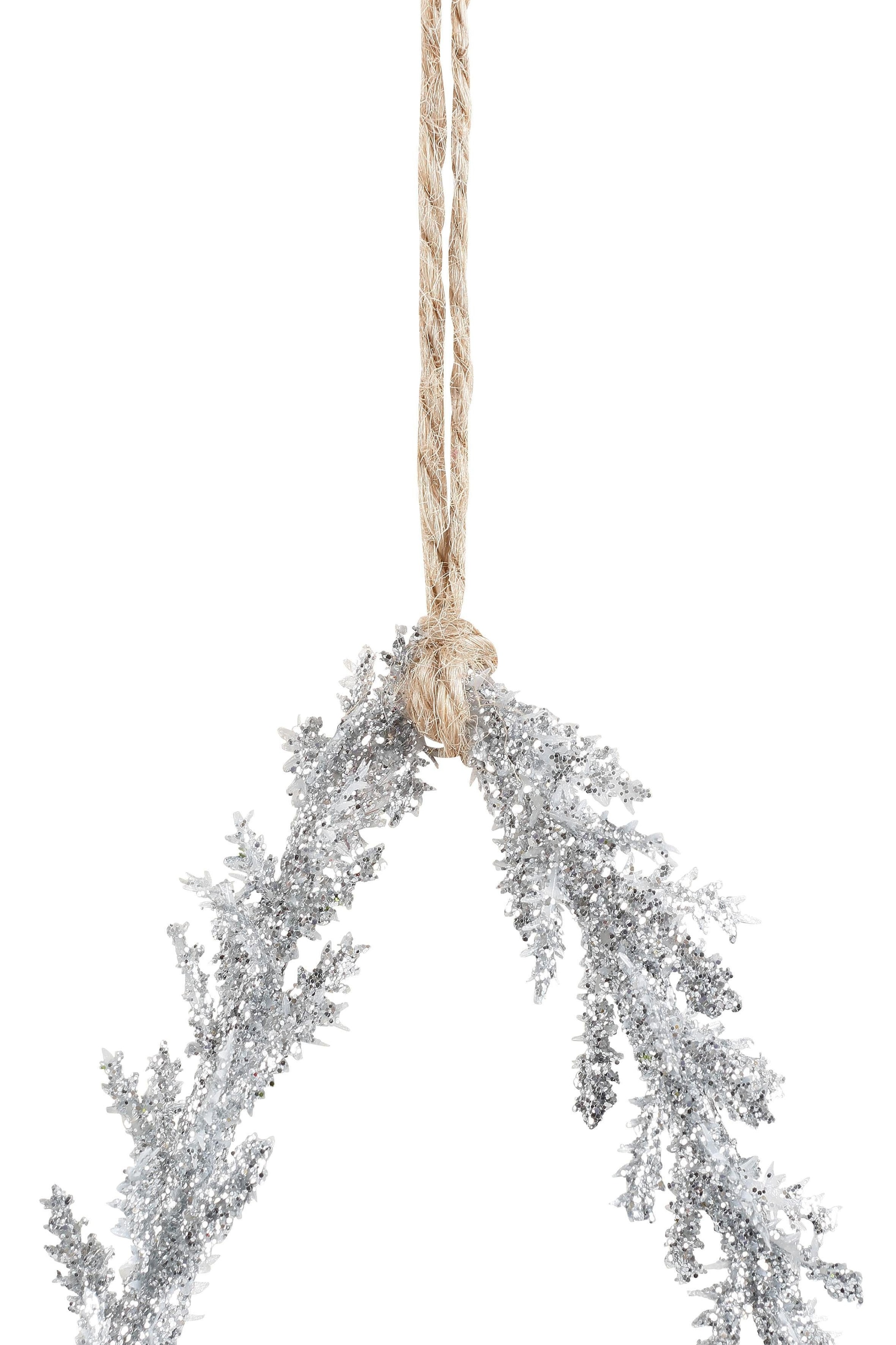 Creativ deco Dekostern »Weihnachtsstern, Glitter, Weihnachtsdeko«, (9 St.)