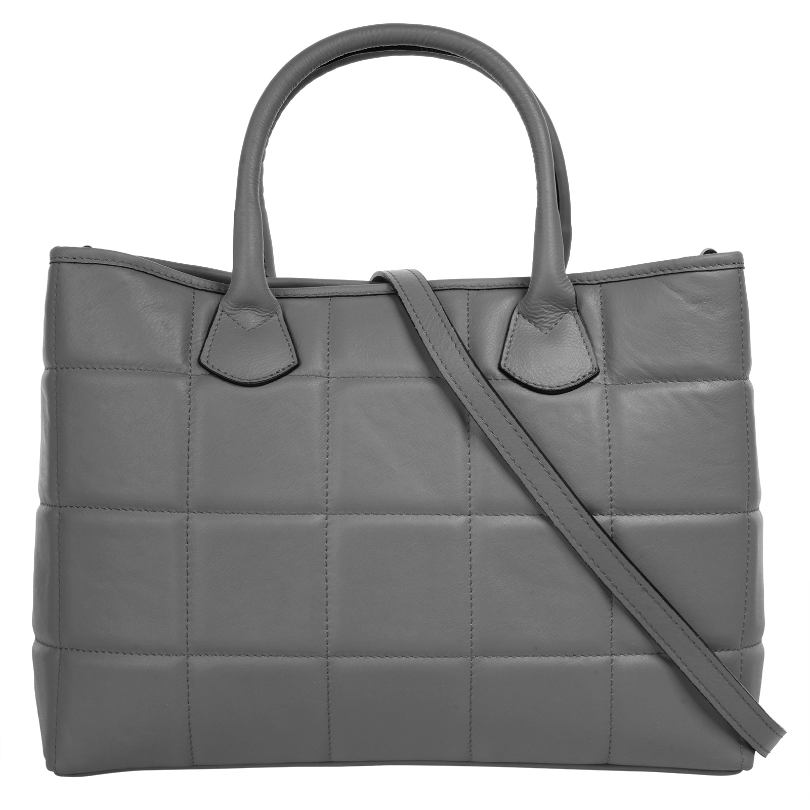 Henkeltasche, echt Leder, Made in Italy