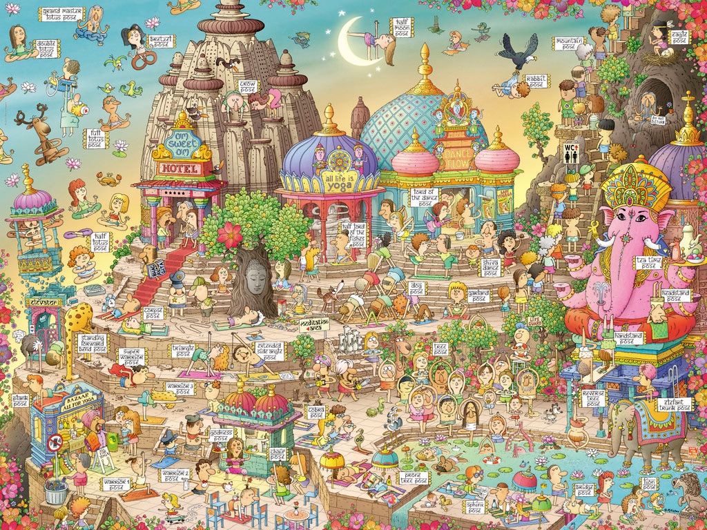 HEYE Puzzle »Yogaland, Degano«, Made in Europe