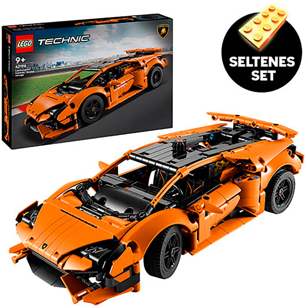 Konstruktionsspielsteine »Lamborghini Huracán Tecnica Orange (42196), LEGO Technic«,...