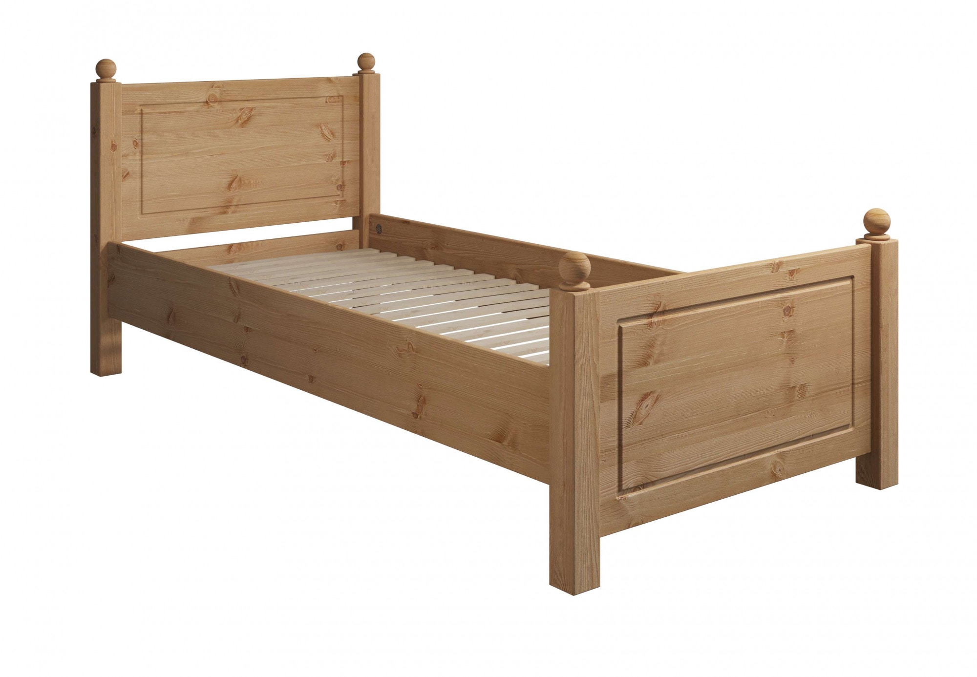 OTTO home Massivholzbett »Mila, hohe Belastbarkeit Jugendbett,! FSC® zertifiziertes Massivholz« Breite/Belastbarkeit 180cm/220 KG, 140cm/180 KG, 90cm/=120 KG,  aus massiver Kiefer, inklusive Lattenrost
