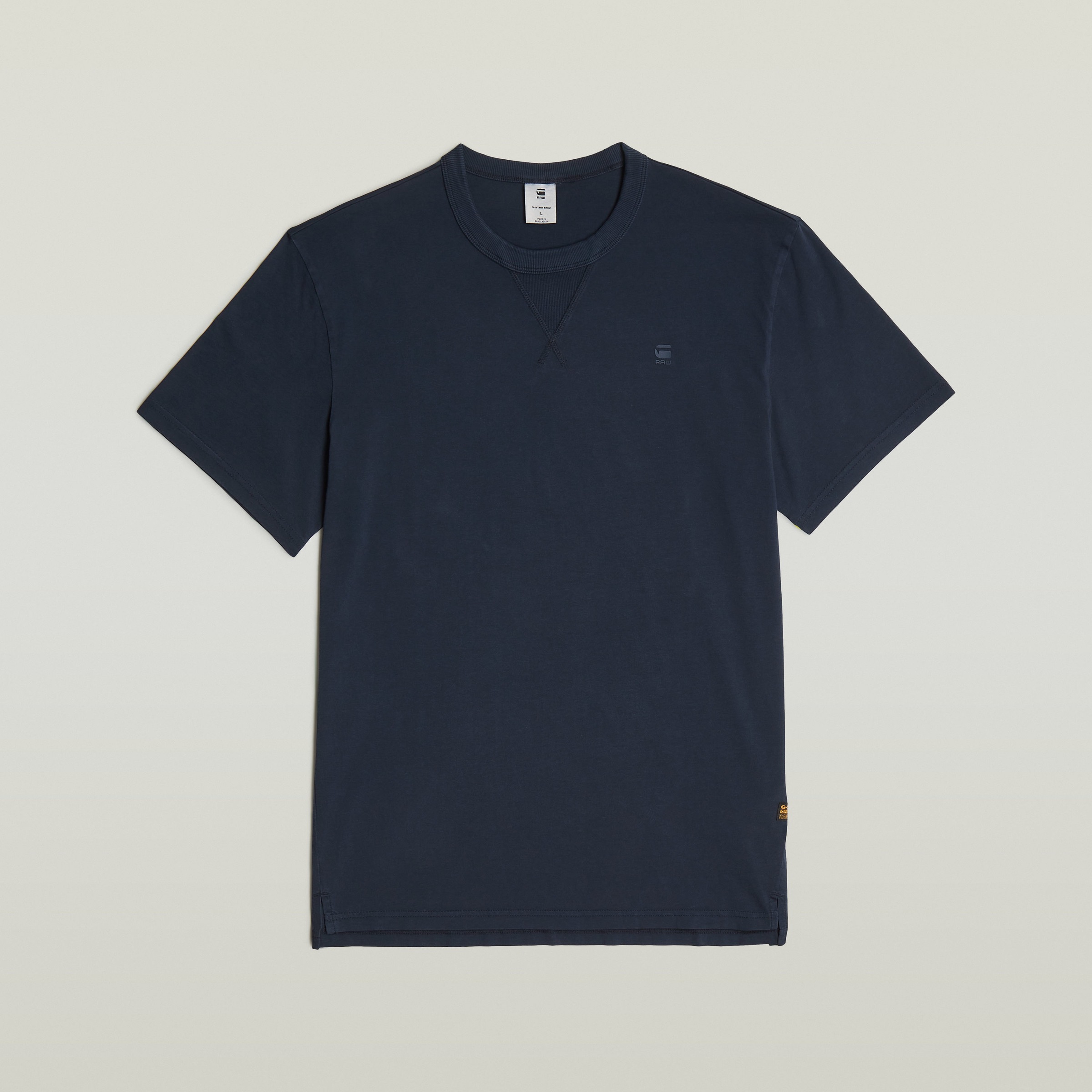 G-STAR T-Shirt »Nifous«, Rundhals, mit Rippeinsatz