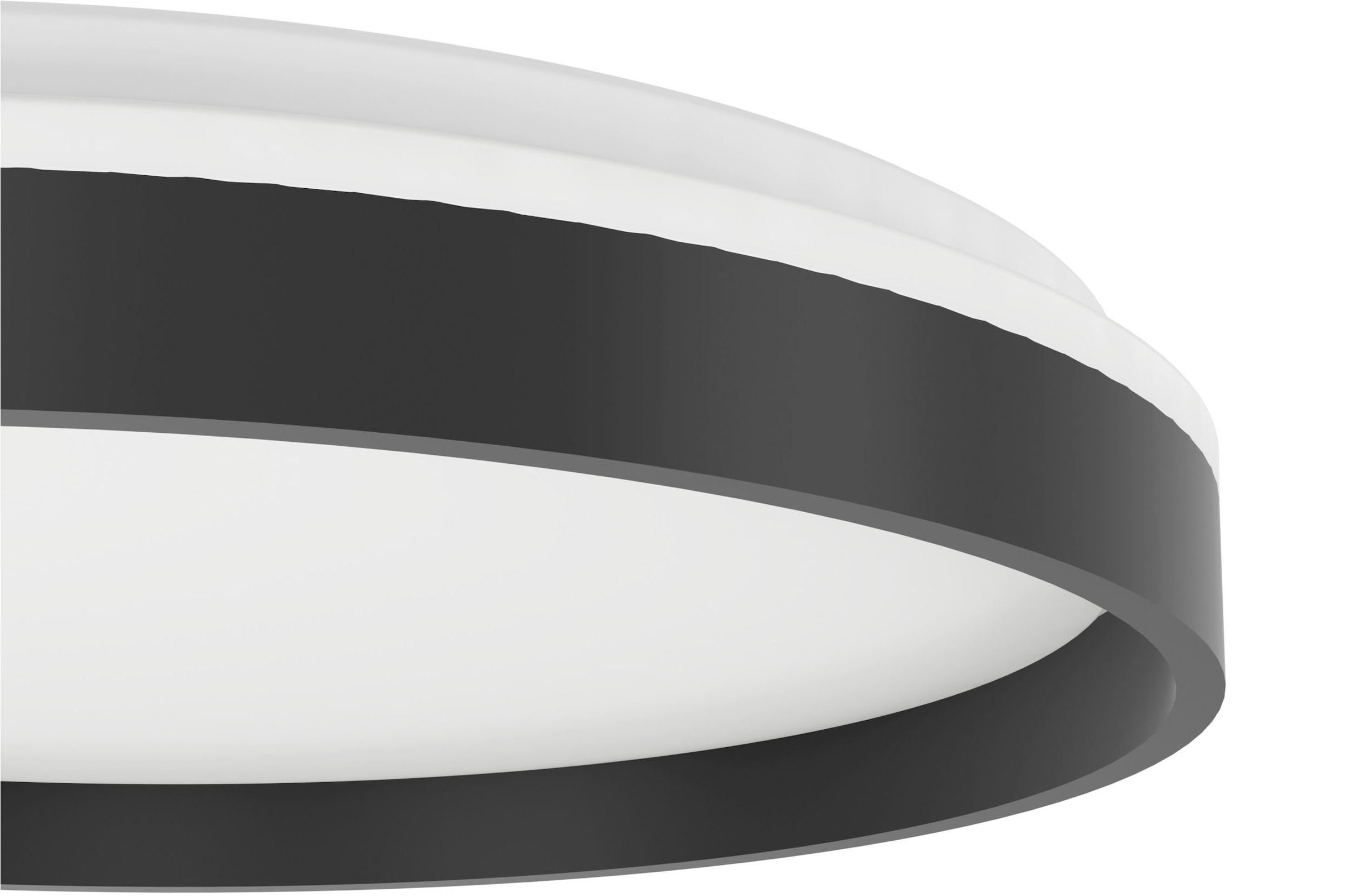 EGLO LED Deckenleuchte »MOSCHETTINO-Z Deckenlampe, Disco-Modus, ZigBee 3.0, Wohnzimmerlampe« LED-Modul 1 Stk. RGB | warmweiß - kaltweiß Fernbedienung inkl., App / Sprachsteuerung Alexa, H:7,9cm x D:49,1cm