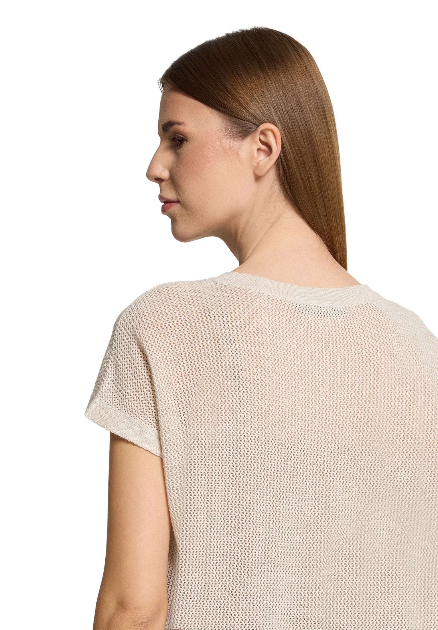 Betty Barclay Rundhalspullover »Lochstrick-Pullover ohne Arm«