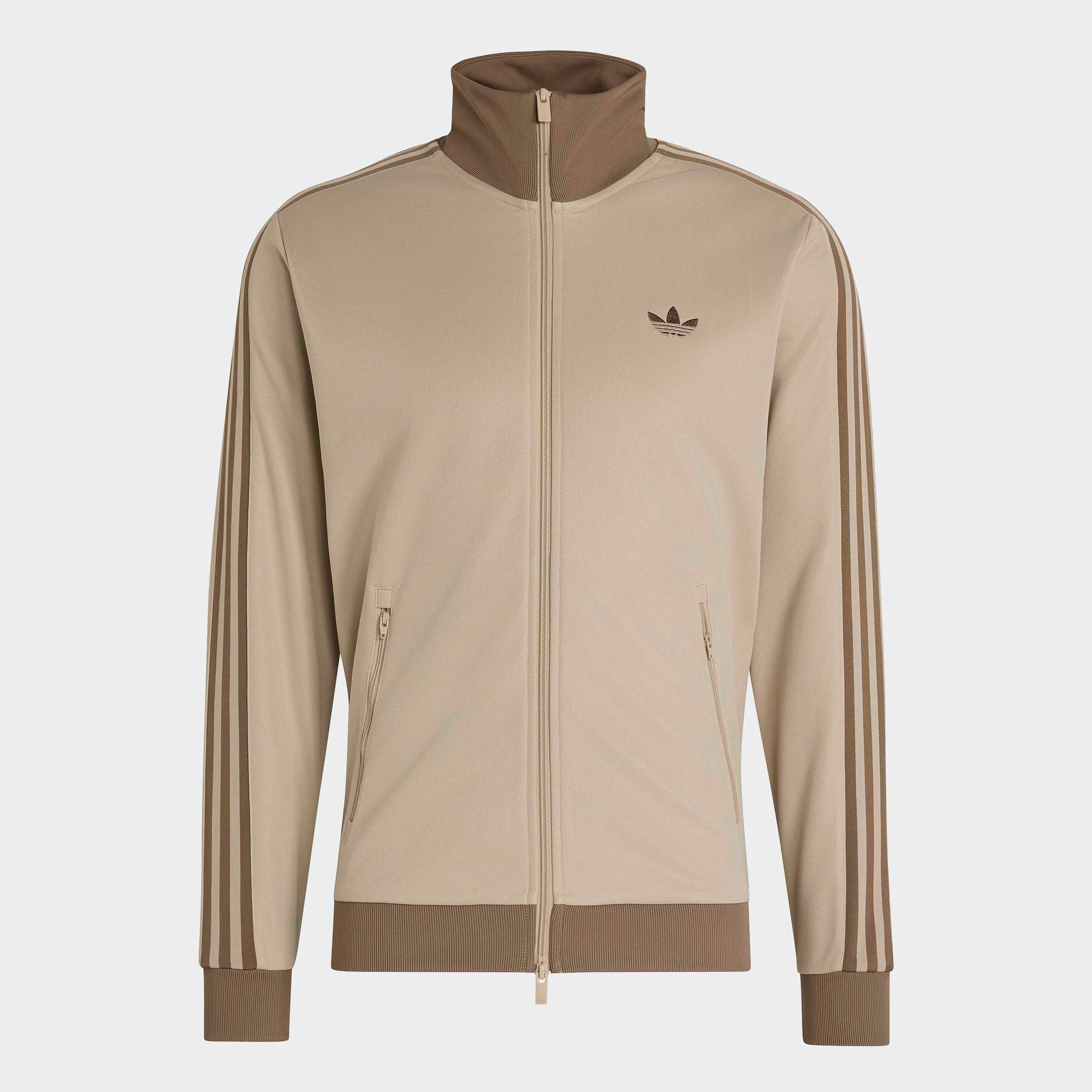 adidas Originals Trainingsjacke »BECKENBAUER TT« mit Rundhalsausschnitt, aus Baumwolle und Polyester, in normaler Länge