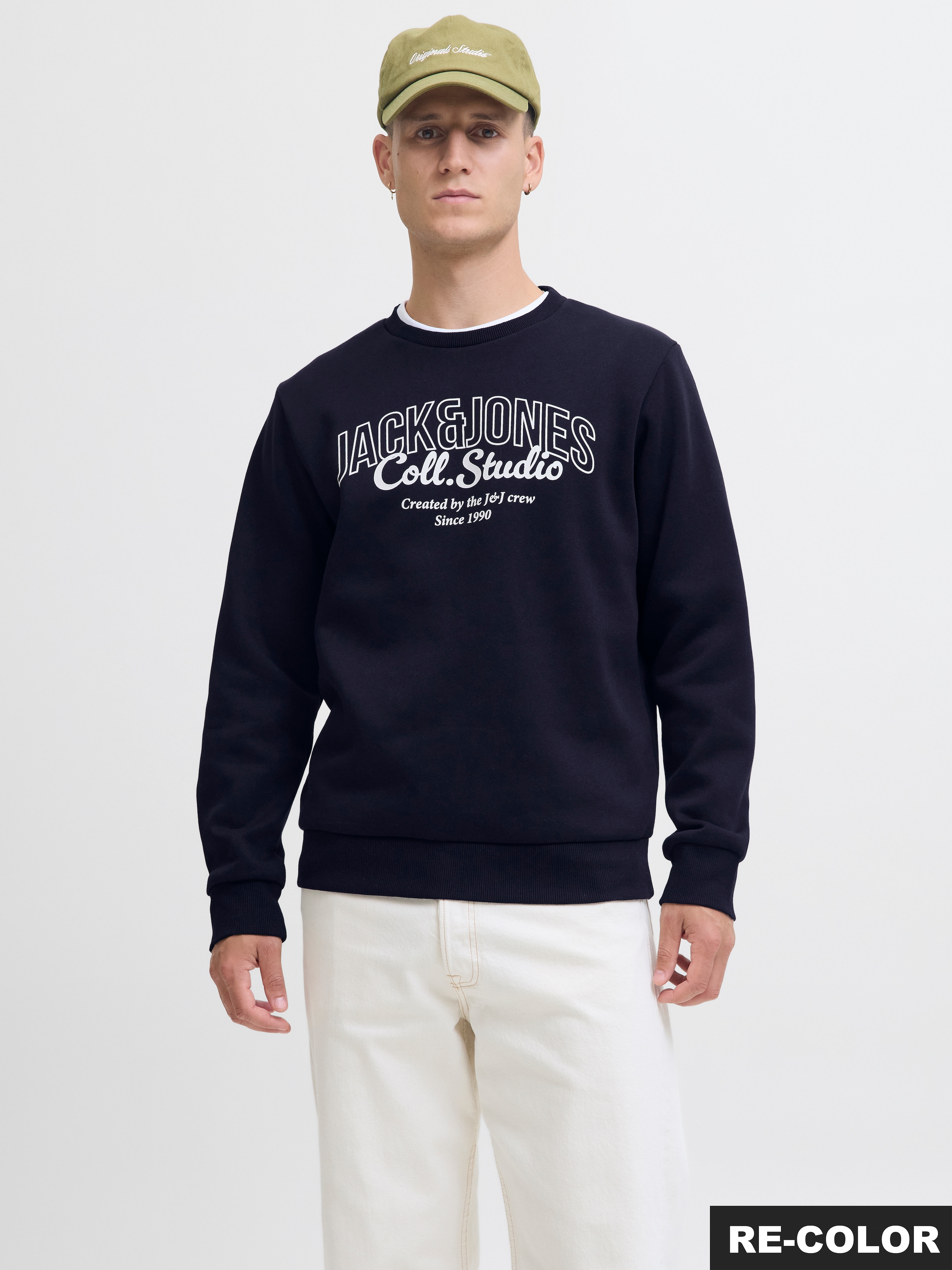 Jack & Jones Sweatshirt »JJMAKOTO SWEAT CREW NECK«
