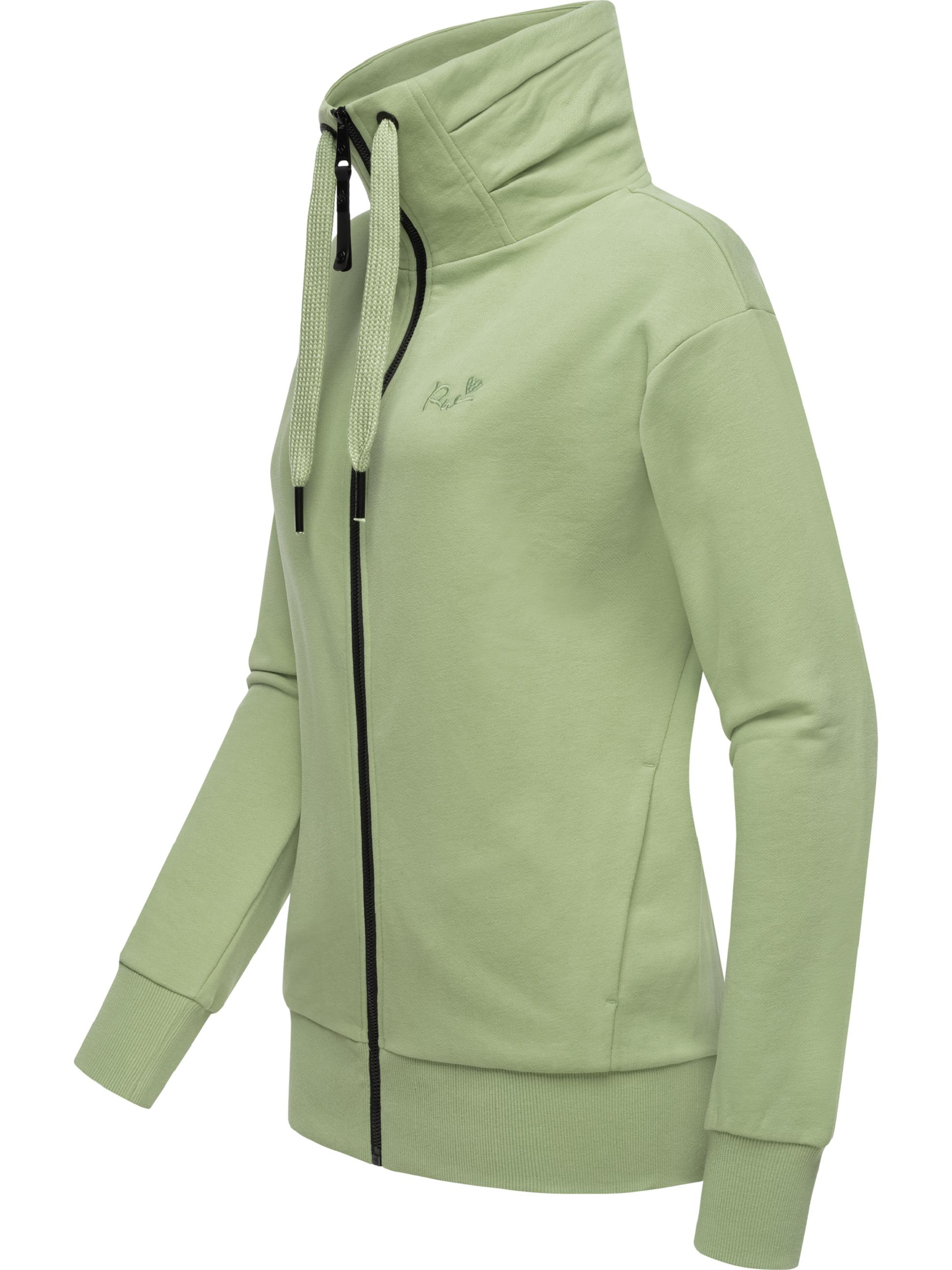 Ragwear Sweatjacke »Sweatjacke Shocky«, sportliche Damen Zip-Hoodie mit Kordeln