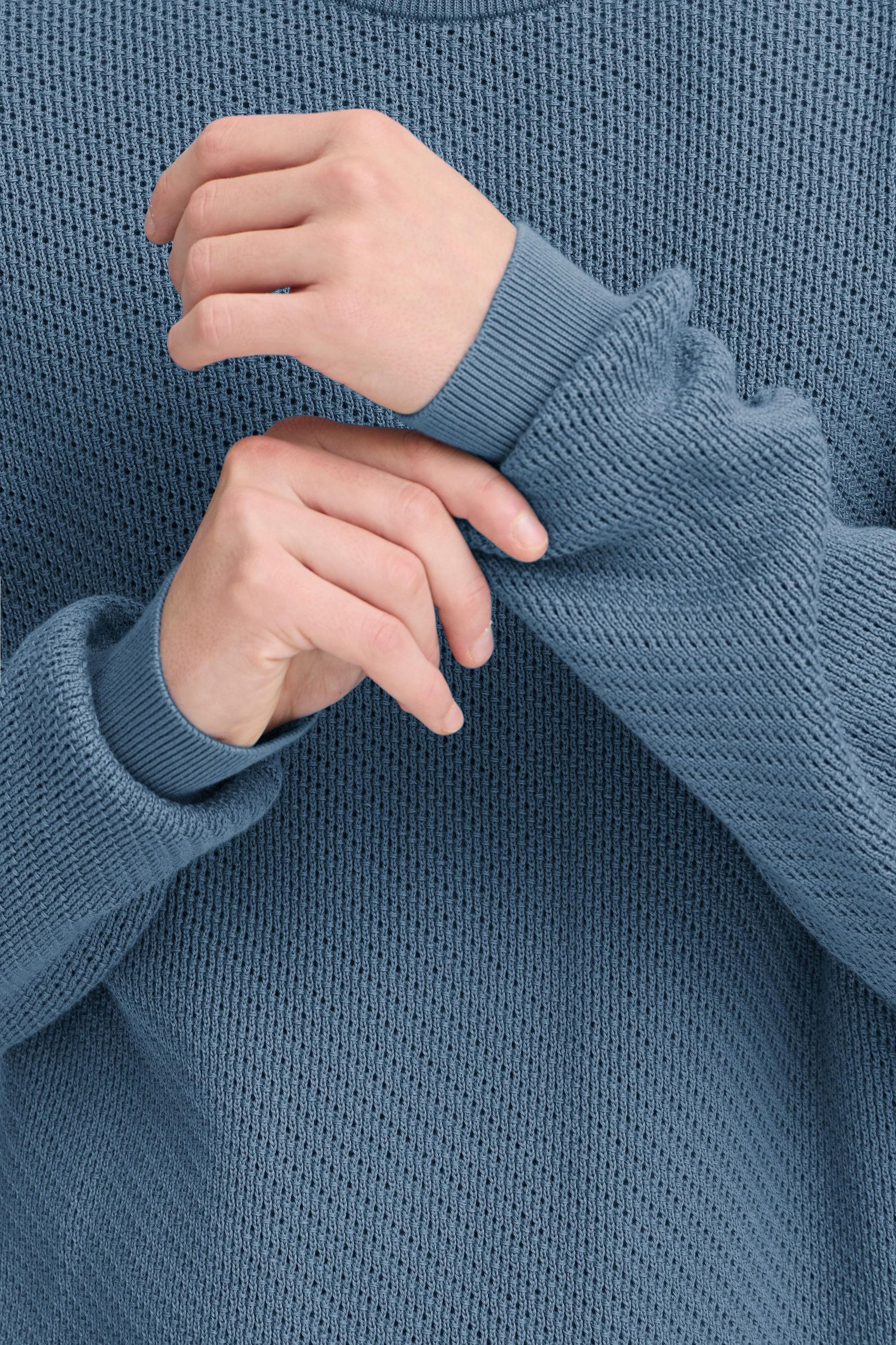 Casual Friday Strickfleece-Pullover »Strickpullover CFIsaksson«