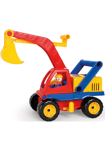 Spielzeug-Bagger »Aktive«, mit beweglichem Baggerarm und verstellbarem Fahrgestell