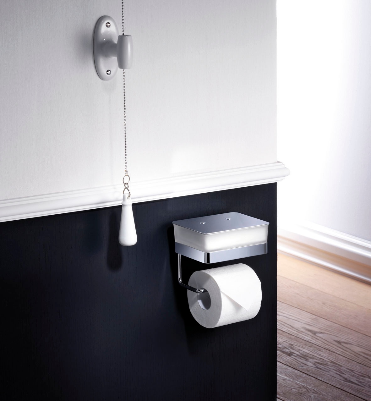 Feuchttücherbox »WC-Duo«, mit WC-Rollen Halter