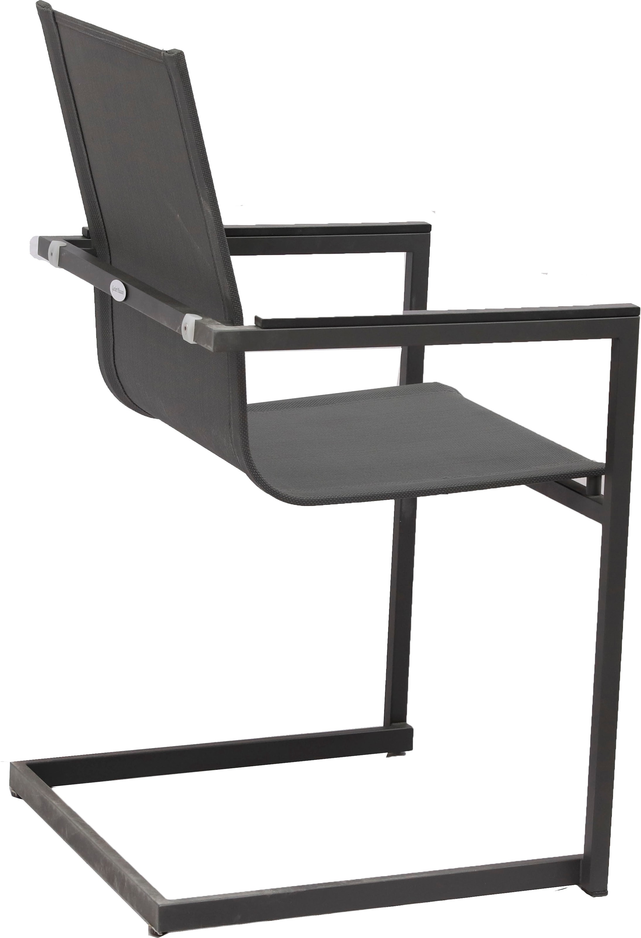 Garden Pleasure Garten-Essgruppe », Tischgruppe »SOPHIA«« Set, 5 Stk. tlg. 4 Stühle (freischwinger), Tisch Ø110 cm