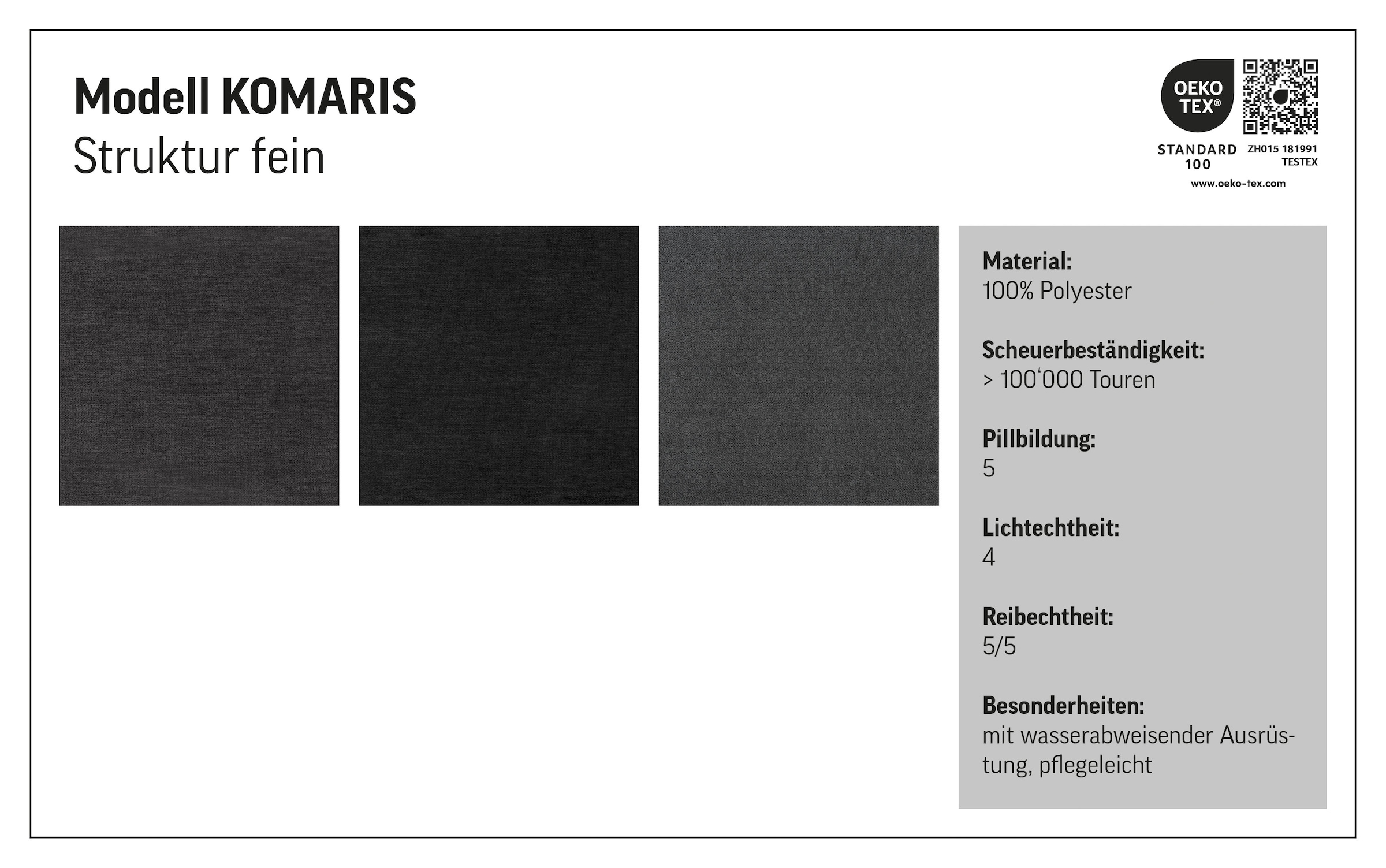 COTTA 3-Sitzer »Komaris«, mit Kopfteilverstellung