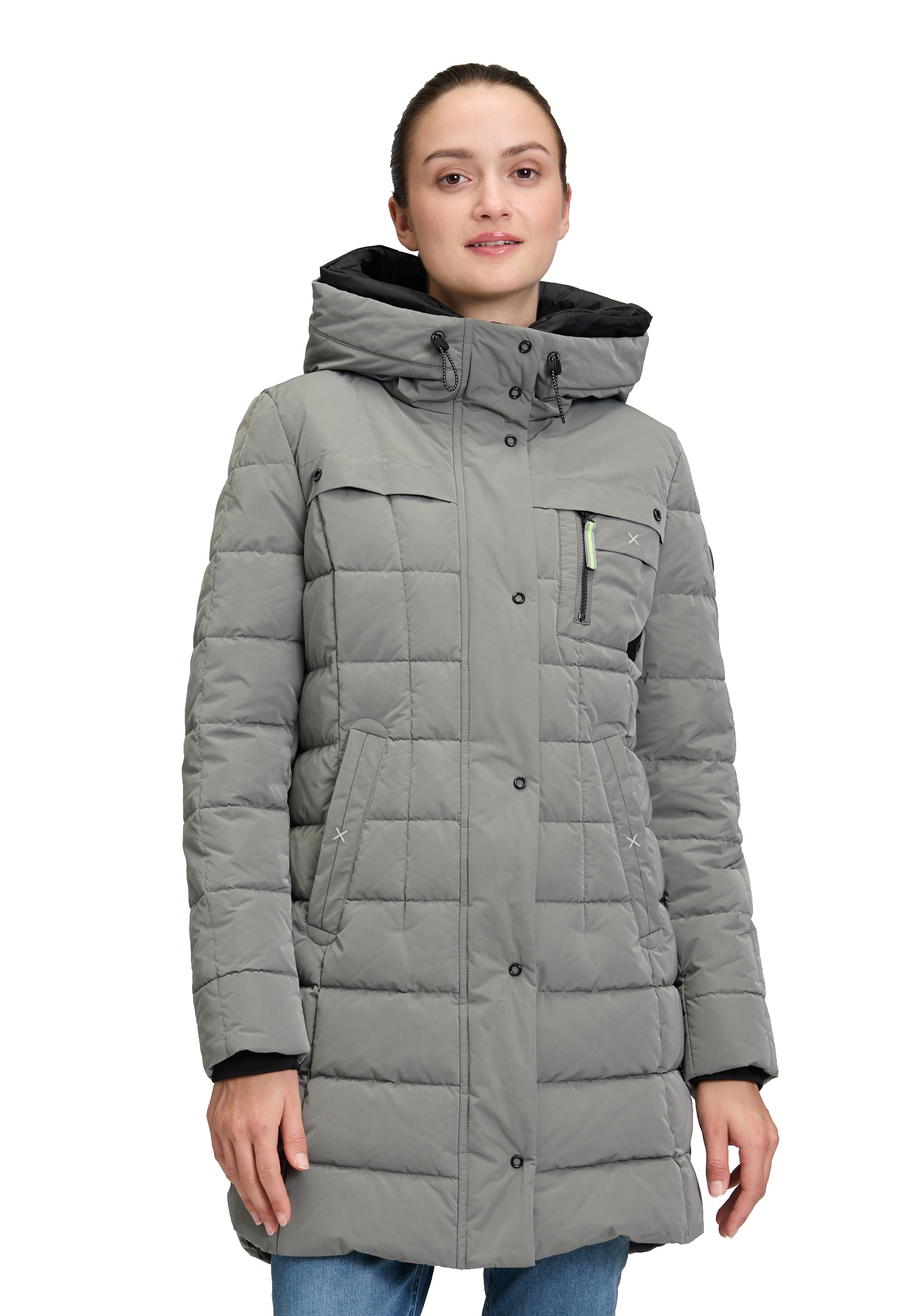 Amber & June Winterjacke »Winterjacke mit Kapuze«