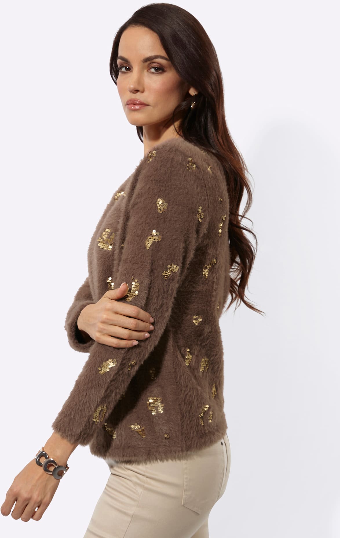 creation L Rundhalspullover »Pullover«