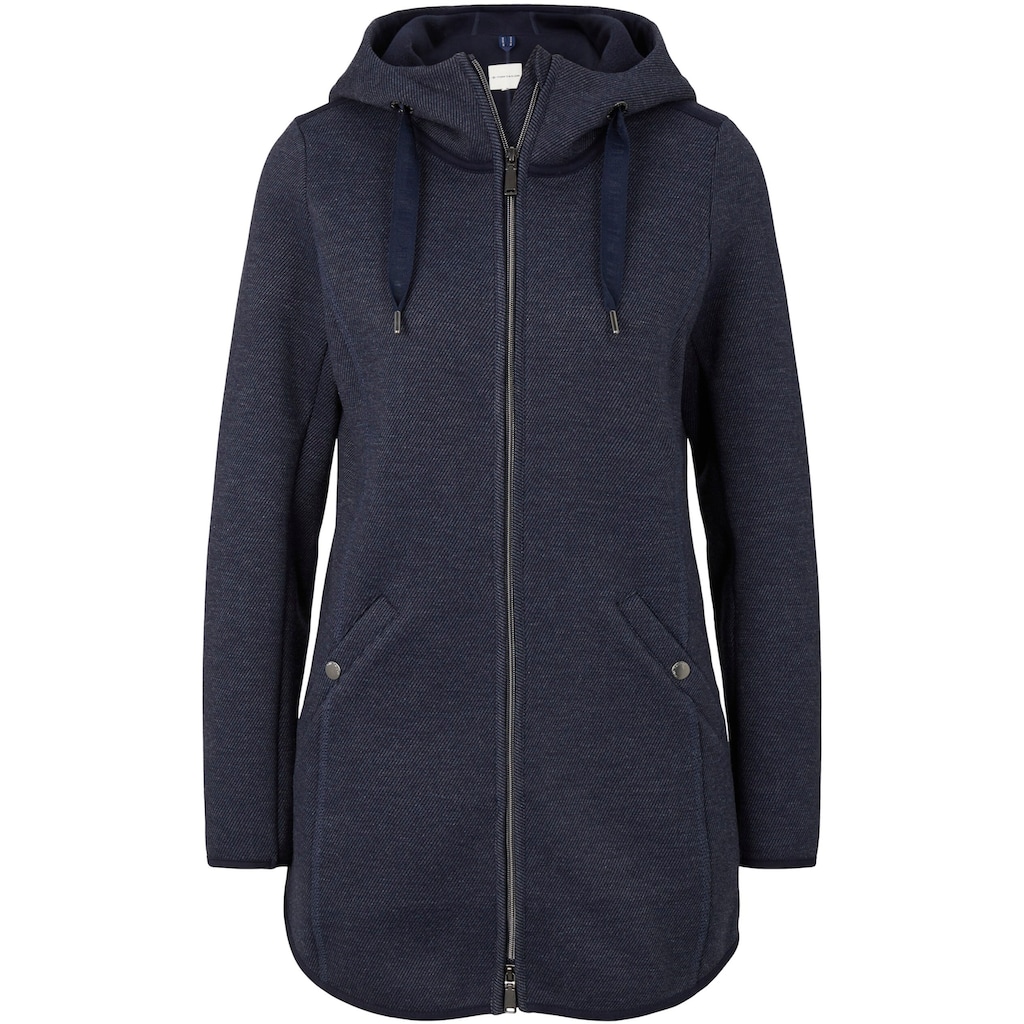 TOM TAILOR Funktions-Kapuzensweatjacke