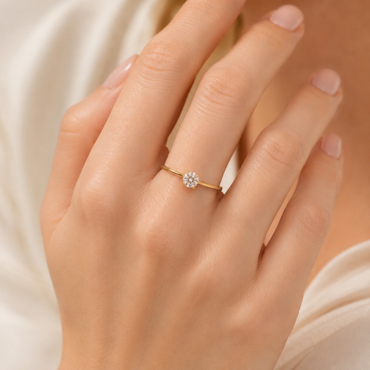 ONE ELEMENT Diamantring »Ring aus 585 Gold«