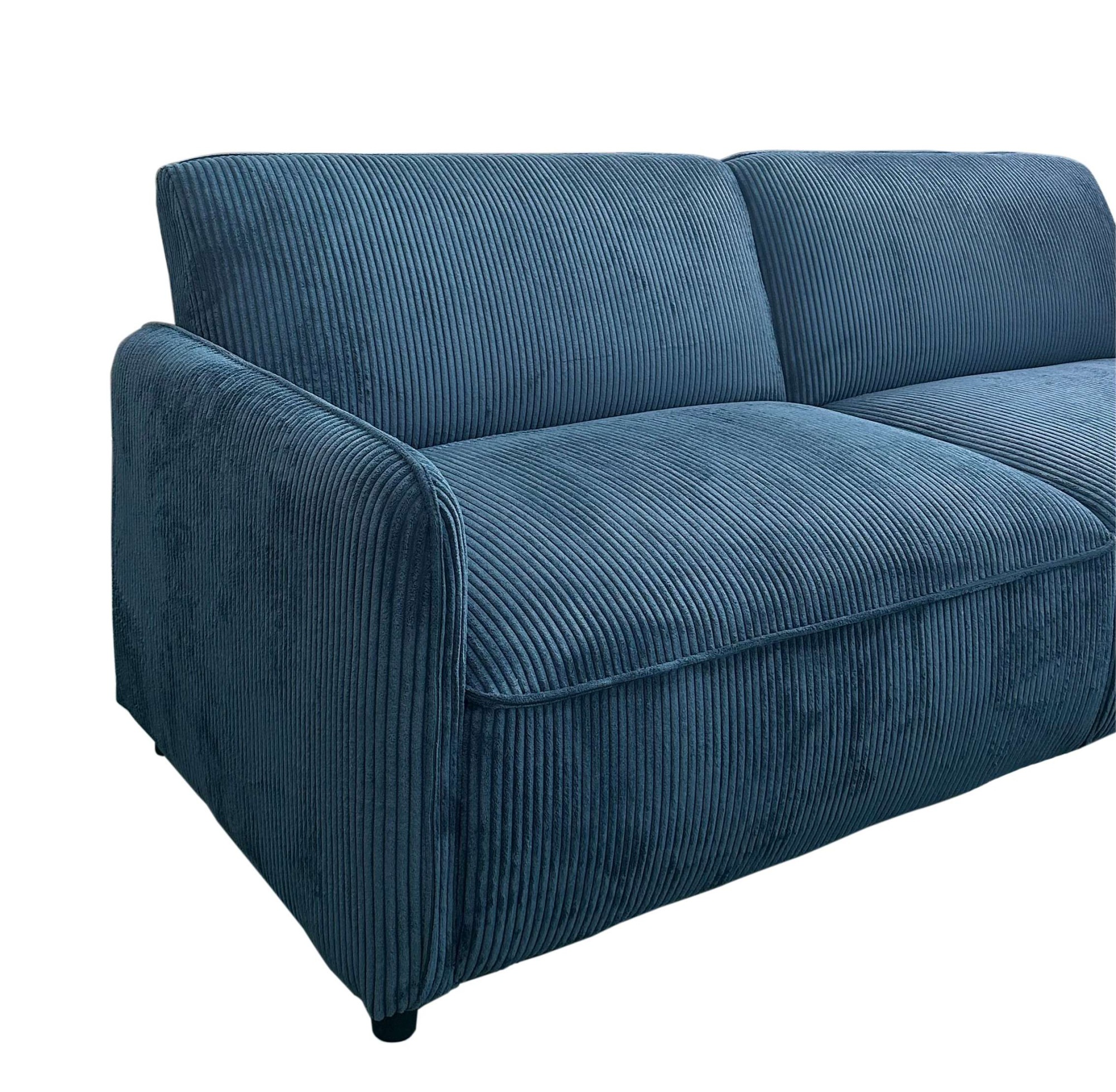 Dorel Home 3-Sitzer »ALICIA Schlafsofa 209 cm«, Federkernpolsterung, verstellbare Rückenlehne, Liegefläche 110/190 cm