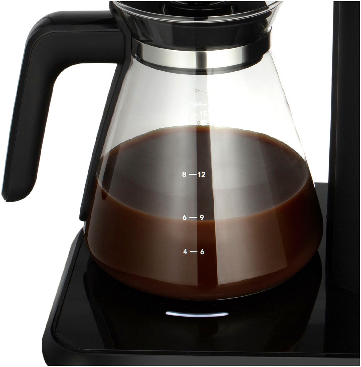 RUSSELL HOBBS Filterkaffeemaschine »Attentiv Black Coffee Bar 26840-56«, 1,25 l Kaffeekanne, Papierfilter, 1x4