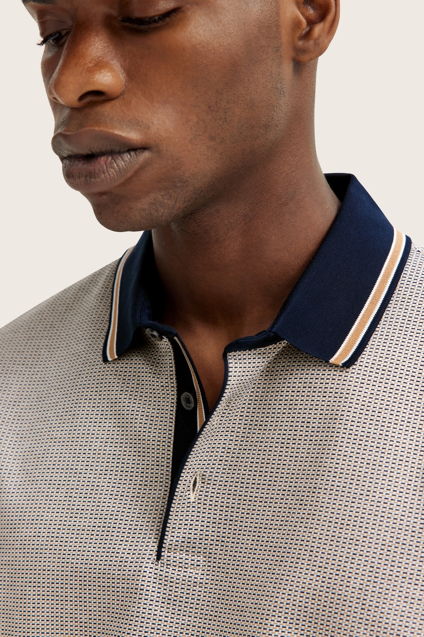bugatti Poloshirt, aus Baumwolle