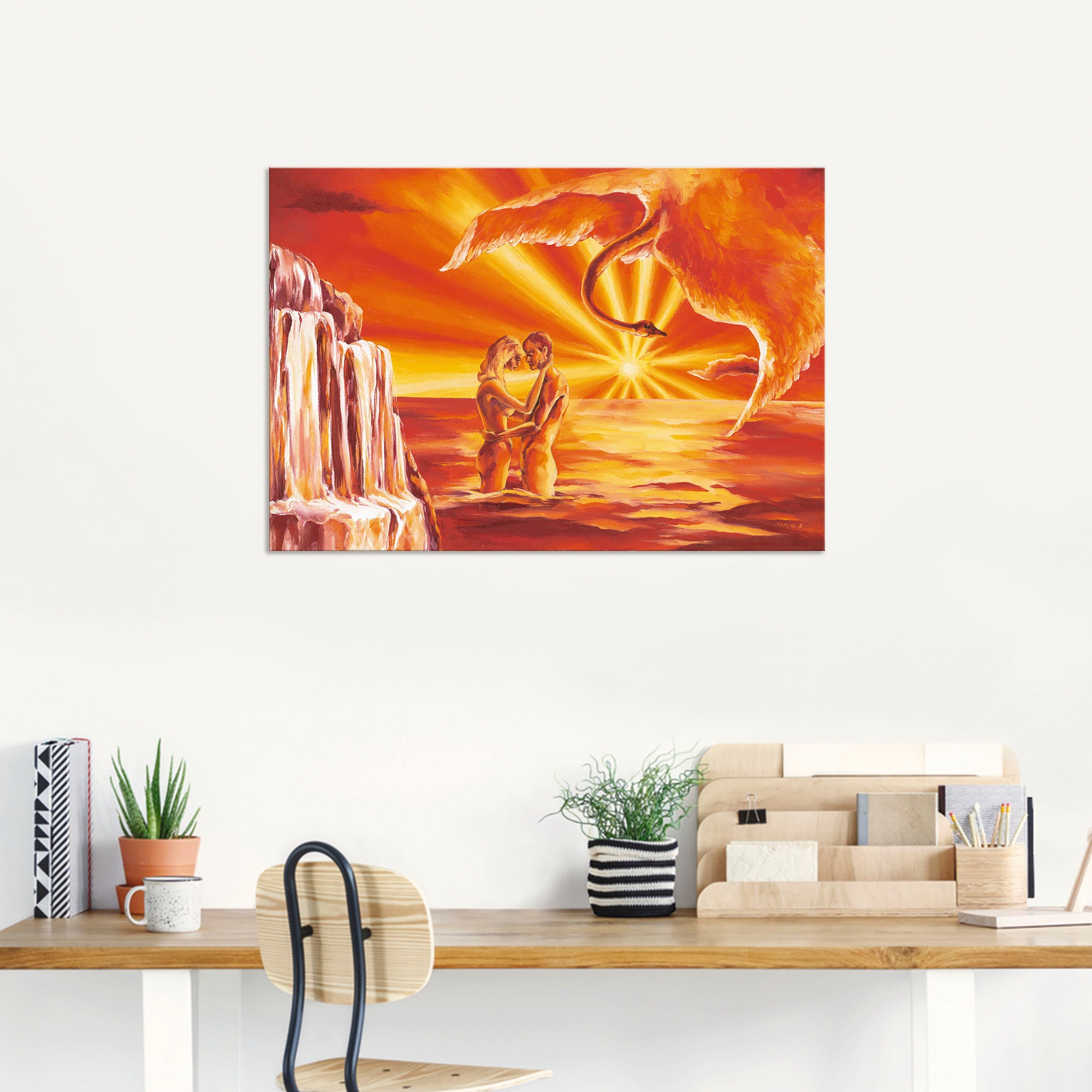 Artland Wandbild »Liebespaar«, Paar, (1 St.), als Alubild, Leinwandbild, Wandaufkleber oder Poster in versch. Größen