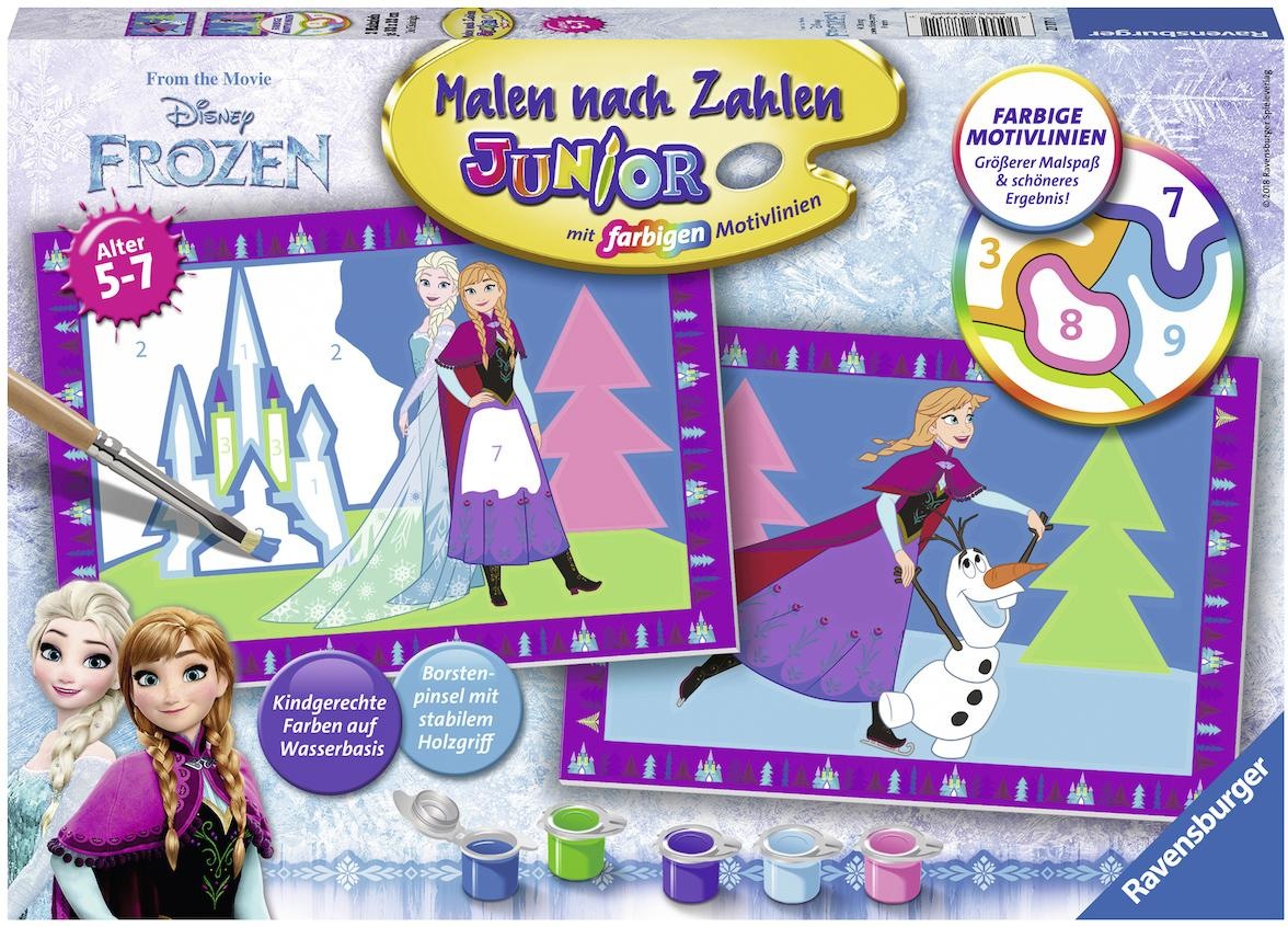 Ravensburger Malen nach Zahlen »Disney Frozen, Die Eiskönigin«, Made in Europe, FSC® - schützt Wald - weltweit
