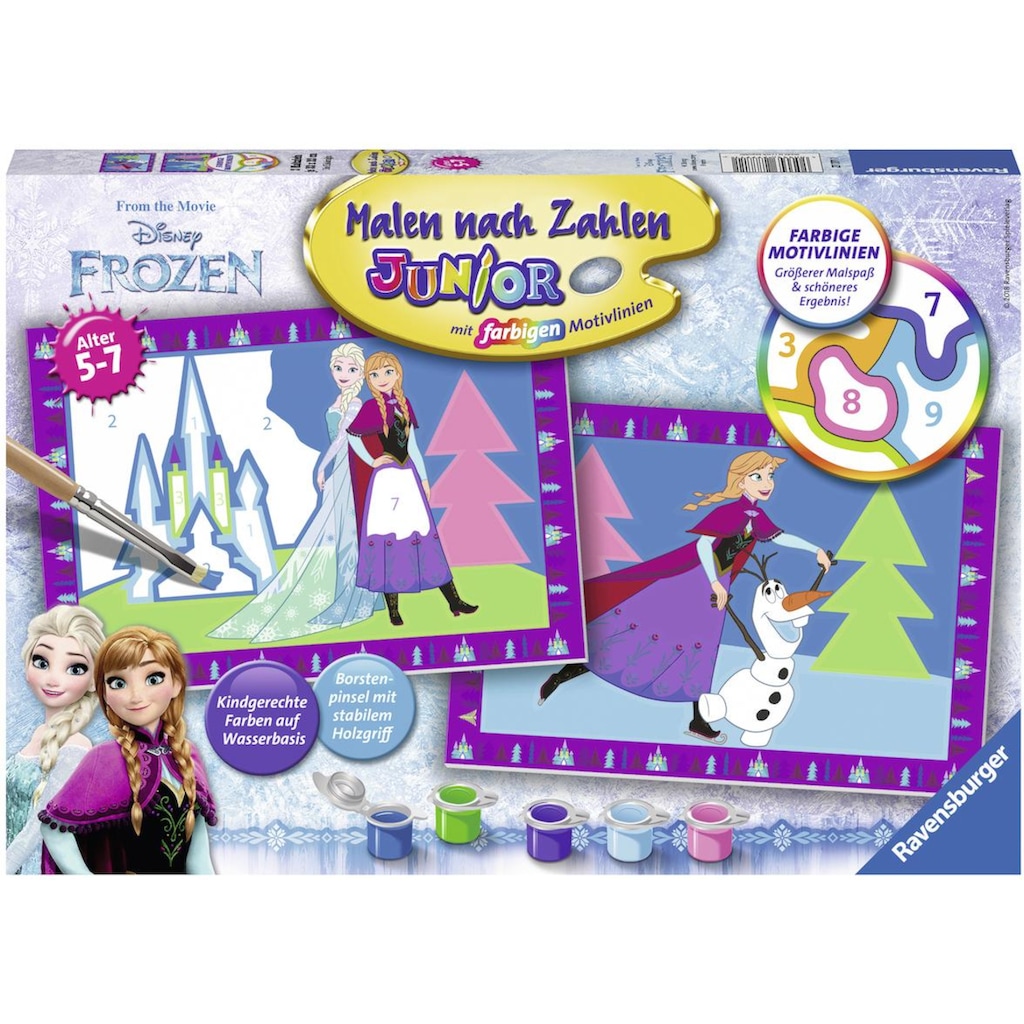 Ravensburger Malen nach Zahlen »Junior, Disney Frozen, Die Eiskönigin«
