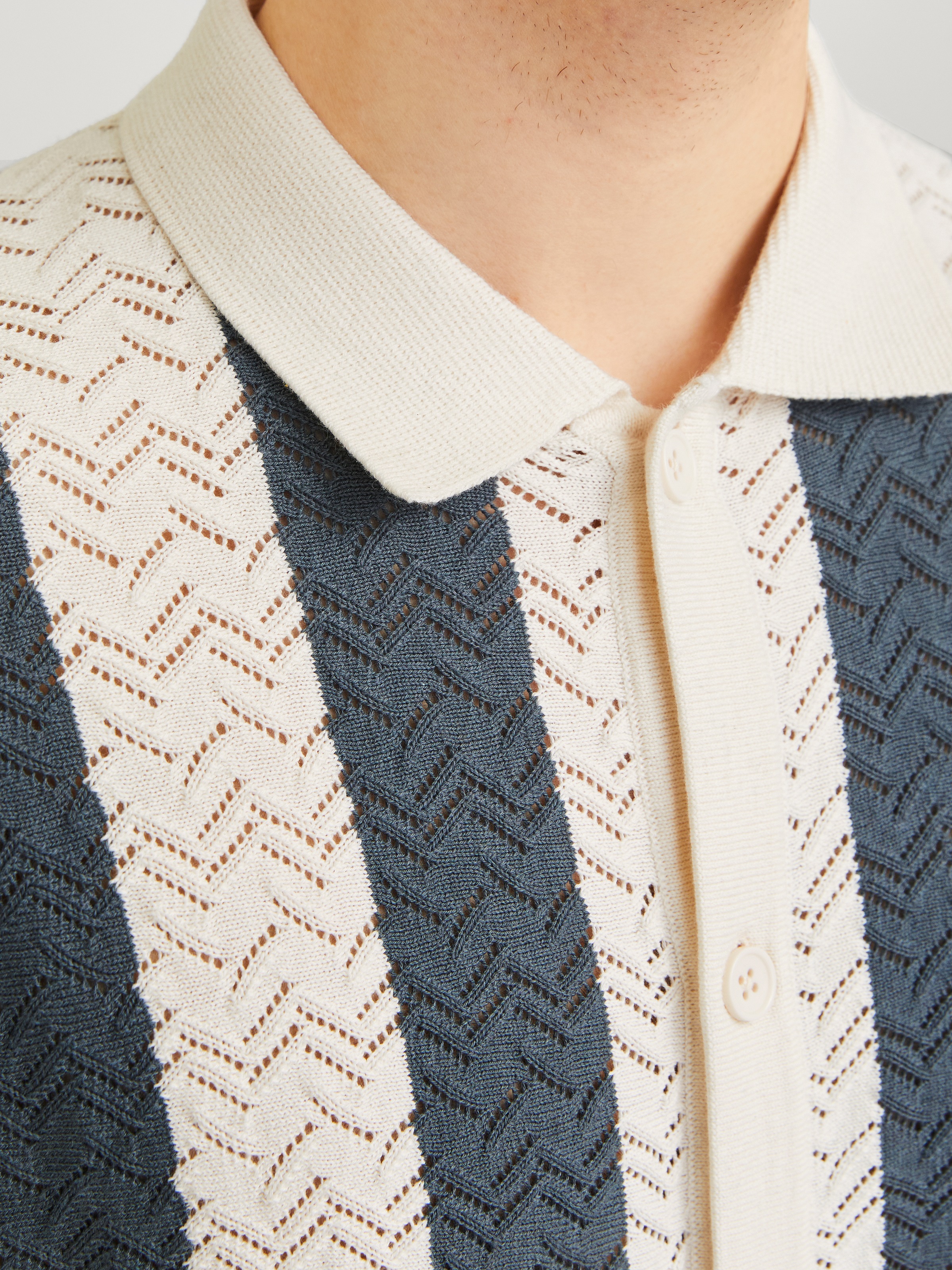 Jack & Jones Polokragenpullover »JORTYLER KNIT SS POLO SN«