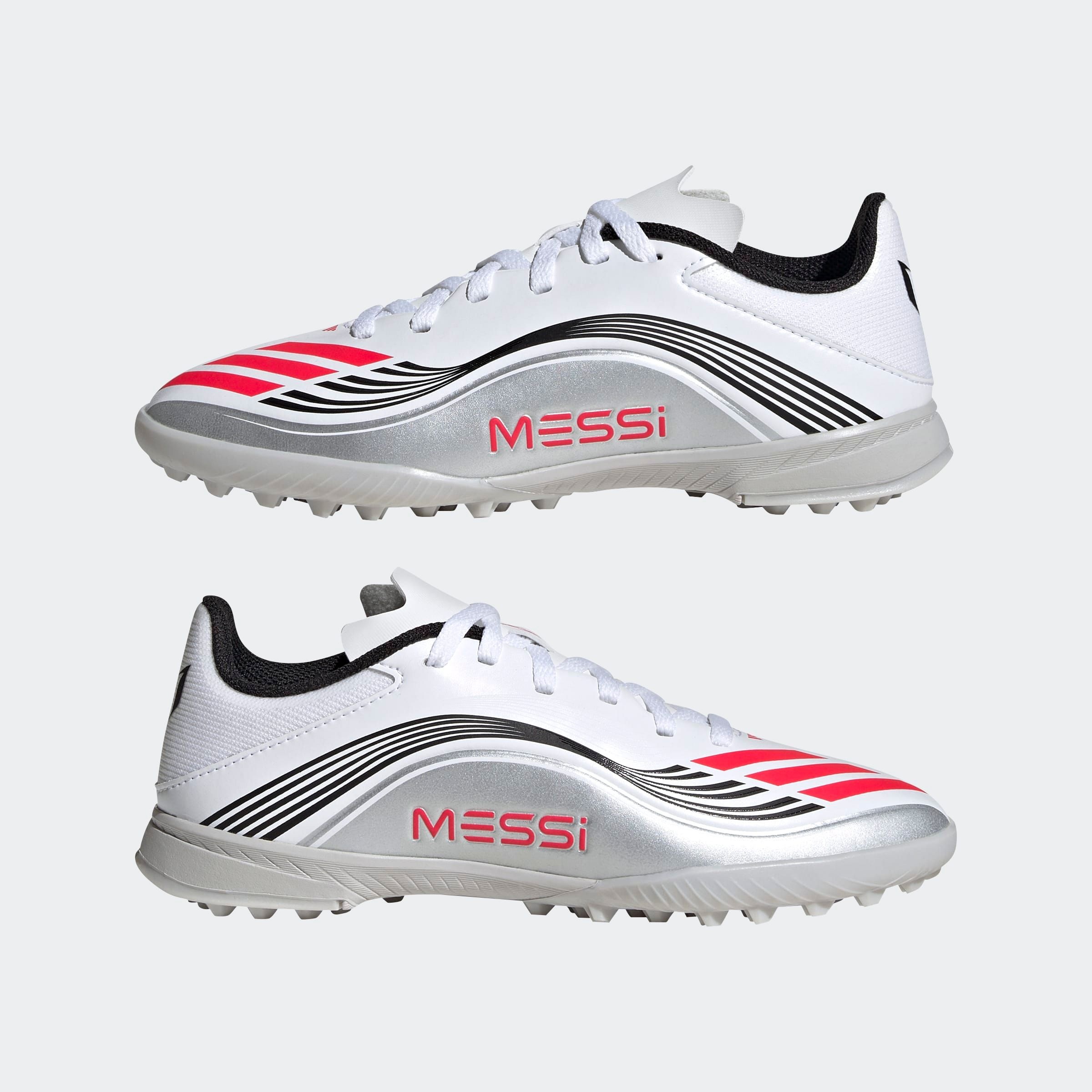adidas Performance Fußballschuh »F50 MESSI LEAGUE KIDS TF«, geeignet für harte Untergründe Asche und Kunstrasen