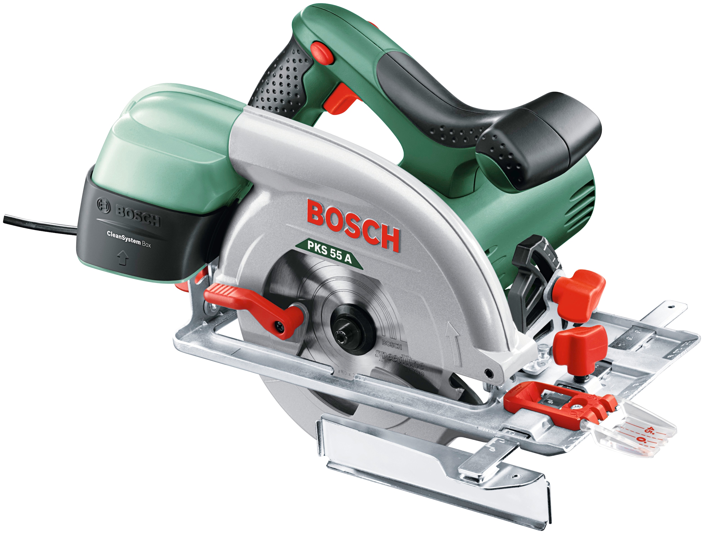 Bosch Home & Garden Handkreissäge »PKS 55 A«, 230 V, 160 mm, inkl. HM-Sägeblatt Speedline Wood