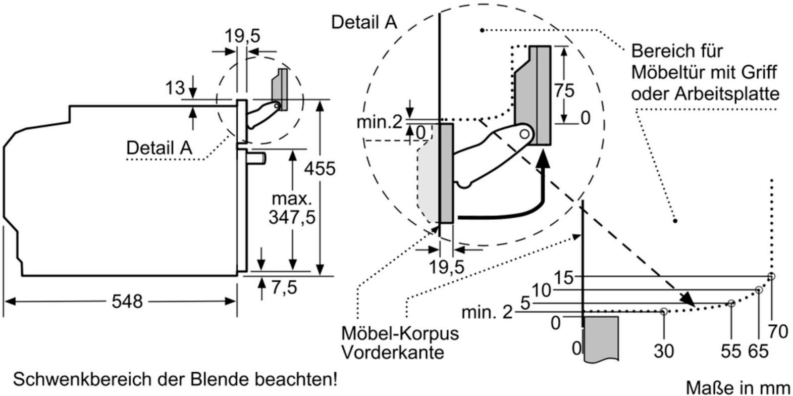 BOSCH Dampfbackofen 8 »CSG636BS3«, mit Teleskopauszug nachrüstbar, ecoClean Direct, mit softClose