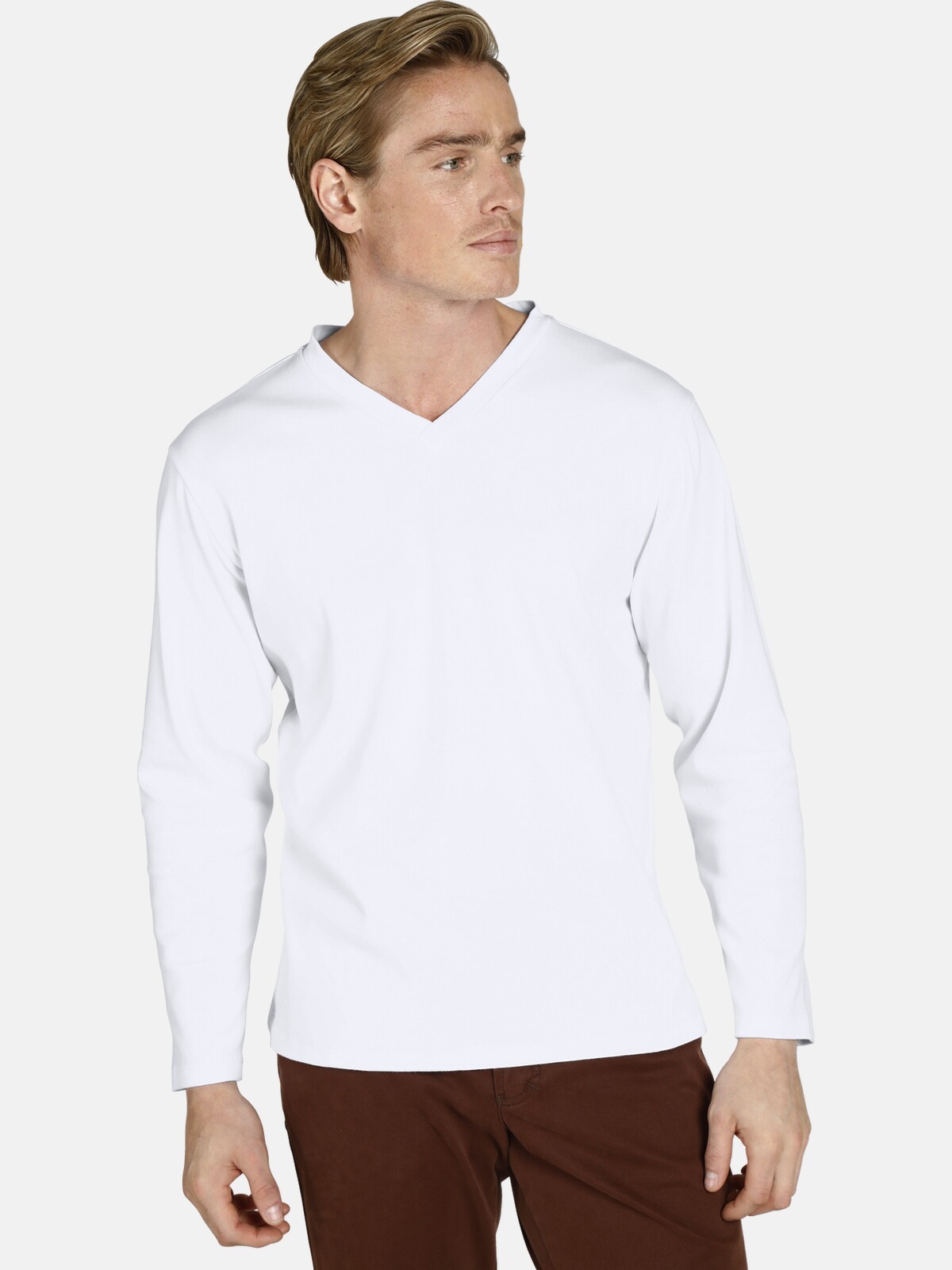 Charles Colby Langarmshirt »EARL CILLIAN«, komfortables Basic-Shirt