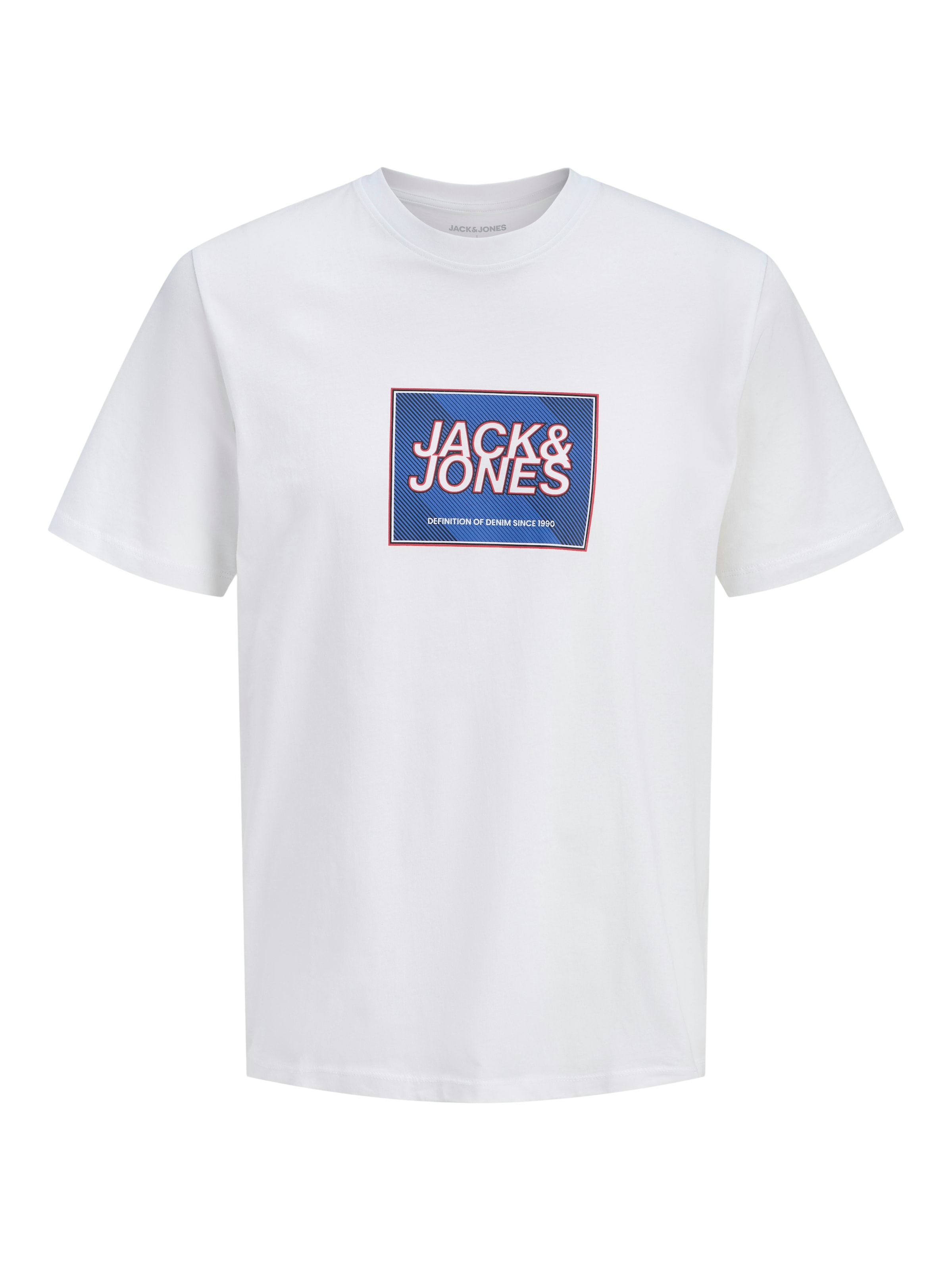 Jack & Jones Rundhalsshirt »JJRAIN TEE SS CREW NECK«