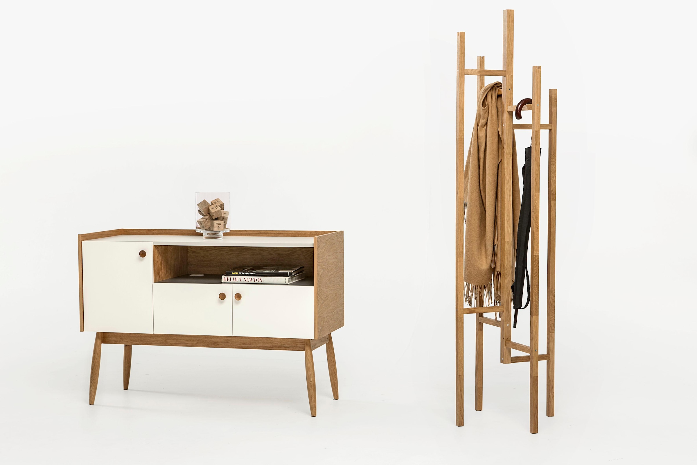 Woodman Sideboard, Kommode im angesagten skandinavischen Look, Breite 115 cm, FSC®