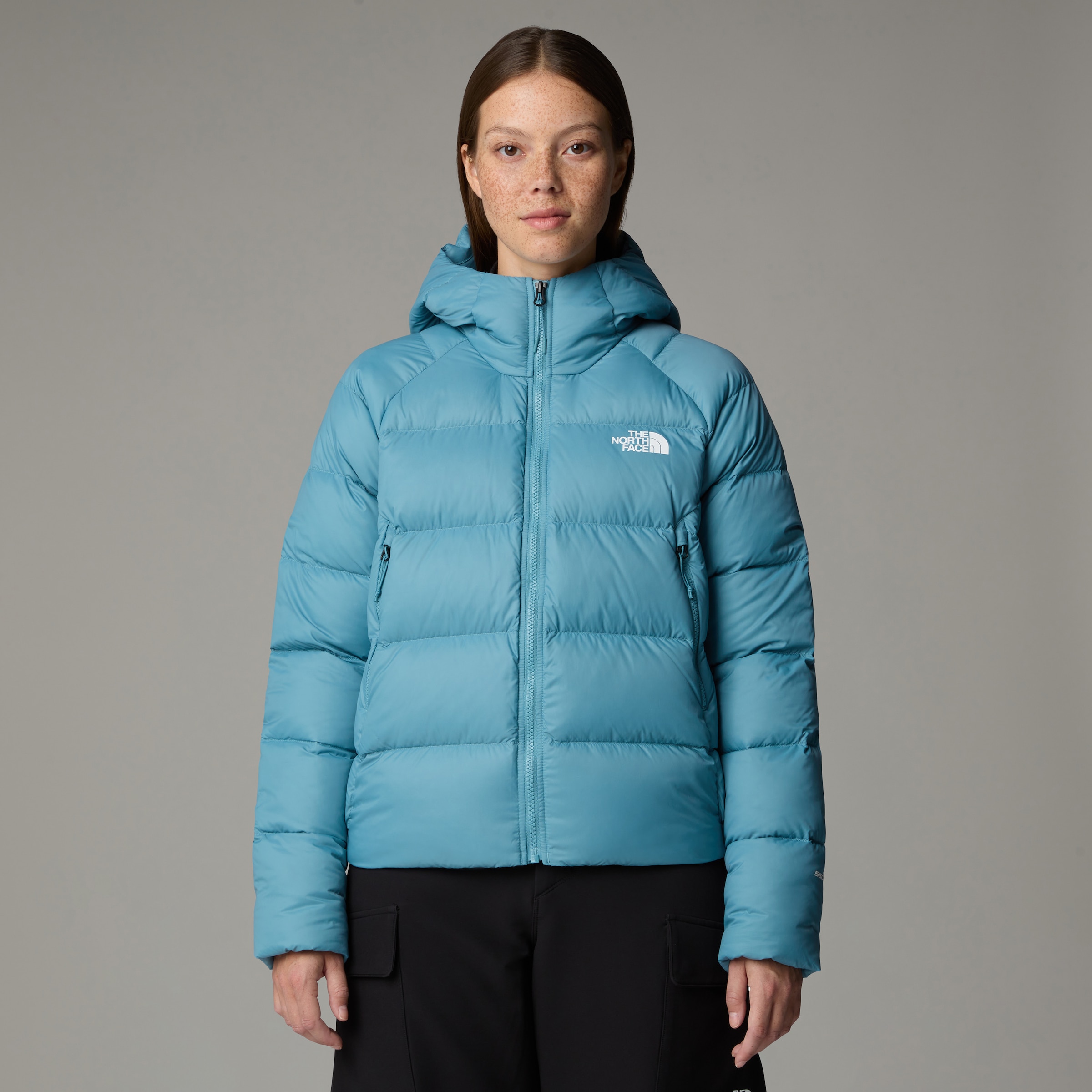 The North Face Daunenjacke »W HYALITE DOWN HOODIE - EU«, (1 St.), mit Kapuze, Winterjacke mit Logodruck